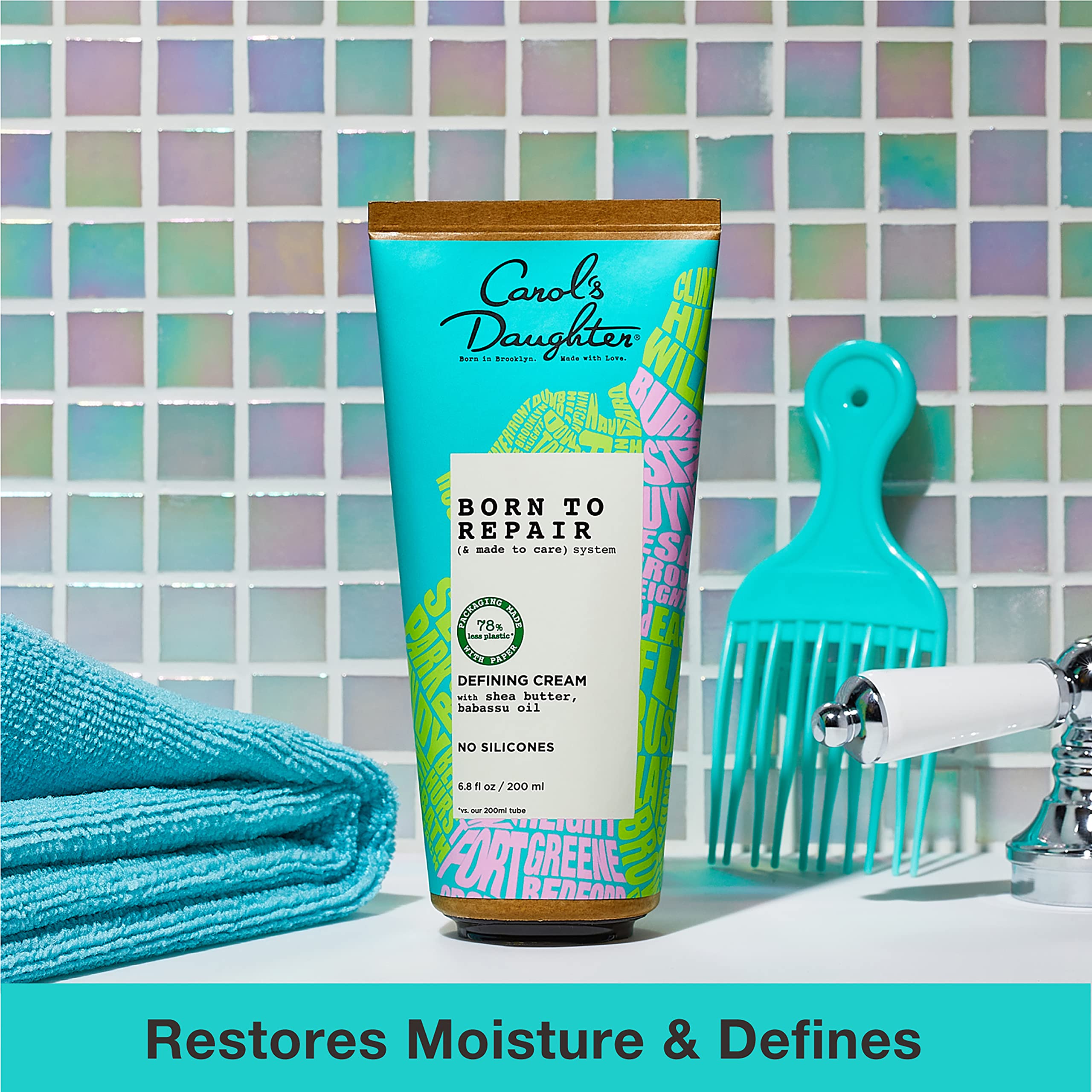 Foto 2 | Crema Para El Cabello Carol's Daughter Born To Repair 200 Ml Con Manteca De Karité - Venta Internacional.