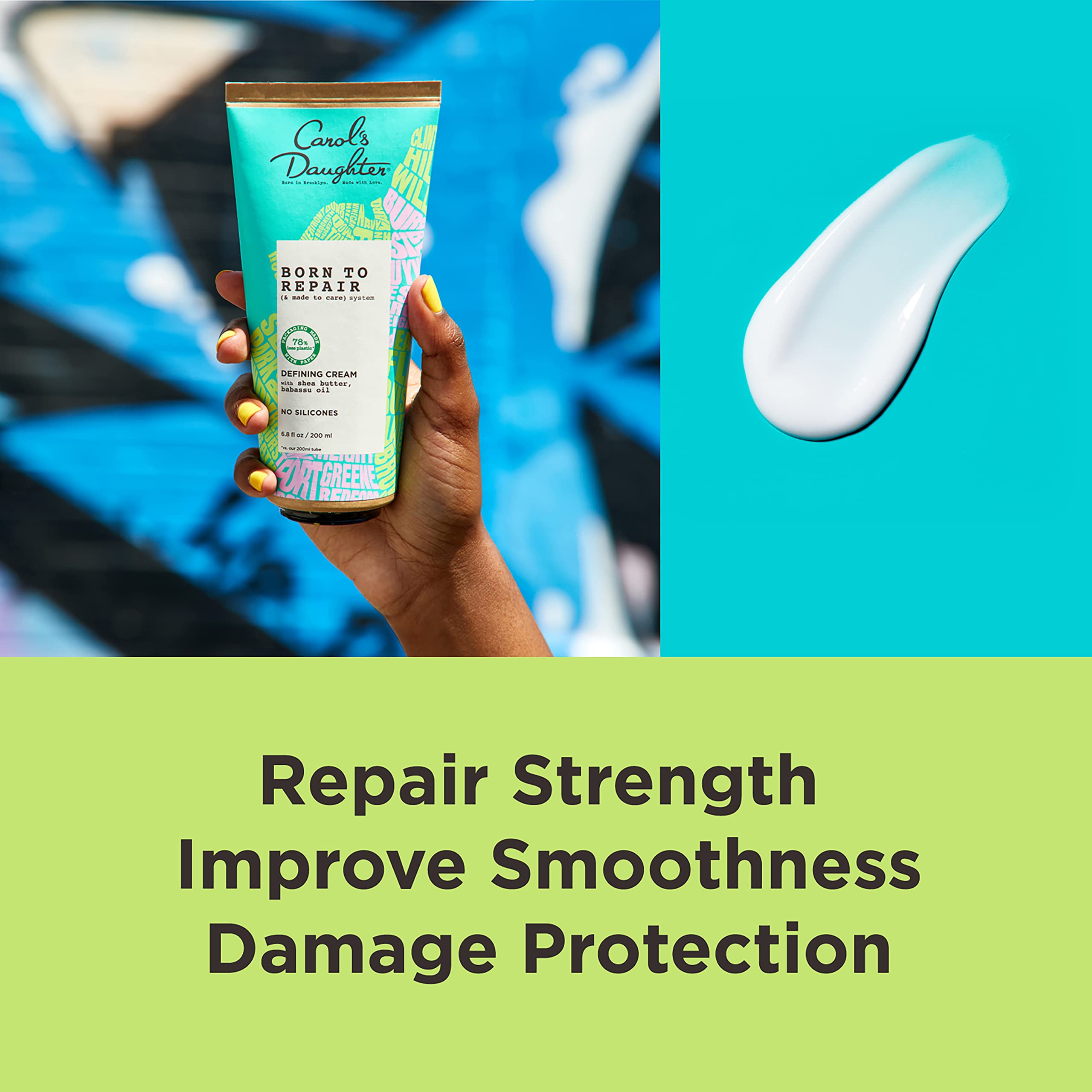Foto 4 pulgar | Crema Para El Cabello Carol's Daughter Born To Repair 200 Ml Con Manteca De Karité - Venta Internacional.