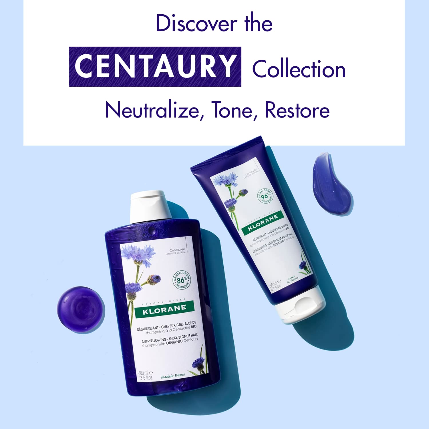 Foto 6 pulgar | Acondicionador Klorane Purple Centaury A Base De Plantas, 200 Ml - Venta Internacional.