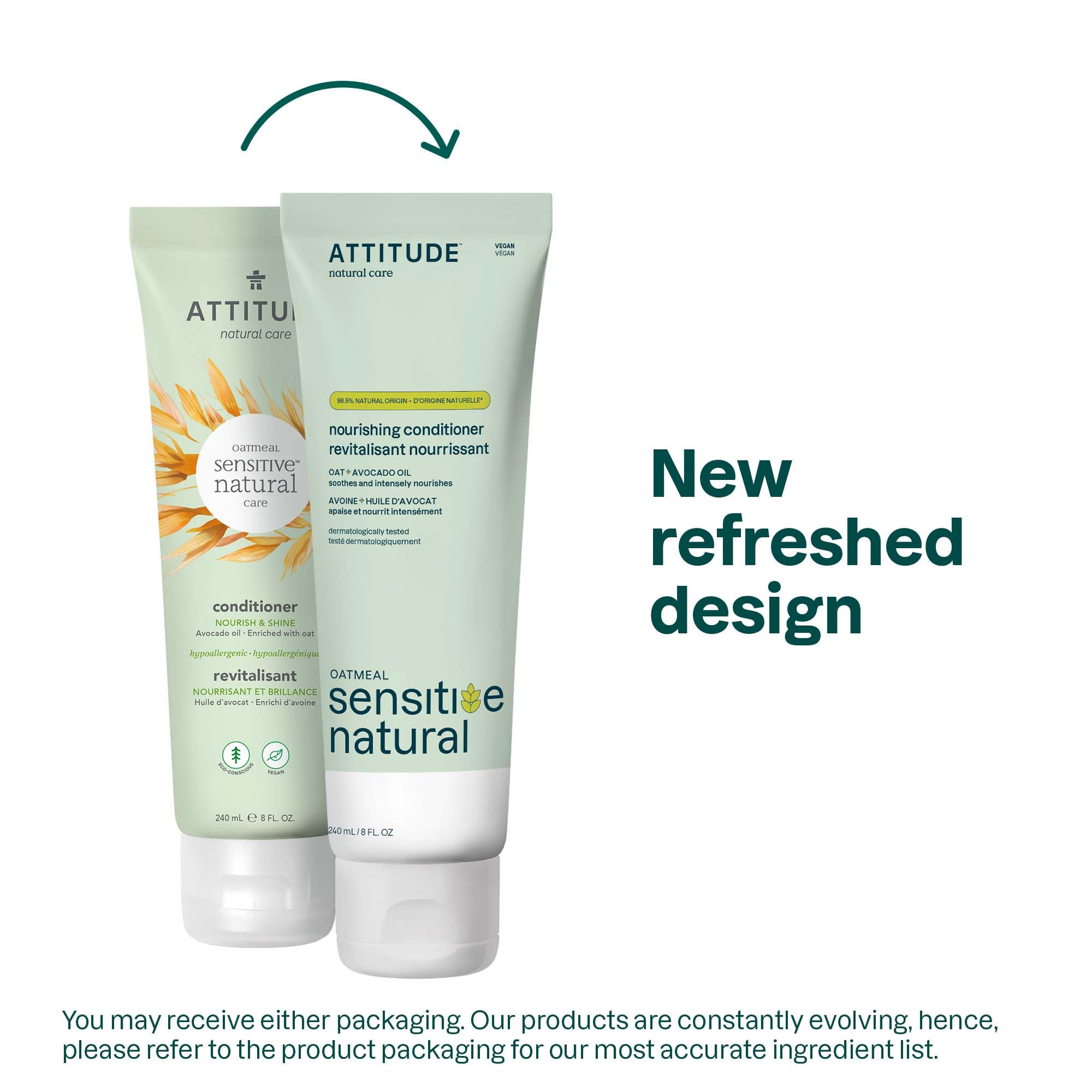Foto 2 | Acondicionador Para Cabello Attitude Para Cuero Cabelludo Seco Y Sensible 240 Ml X6 - Venta Internacional.