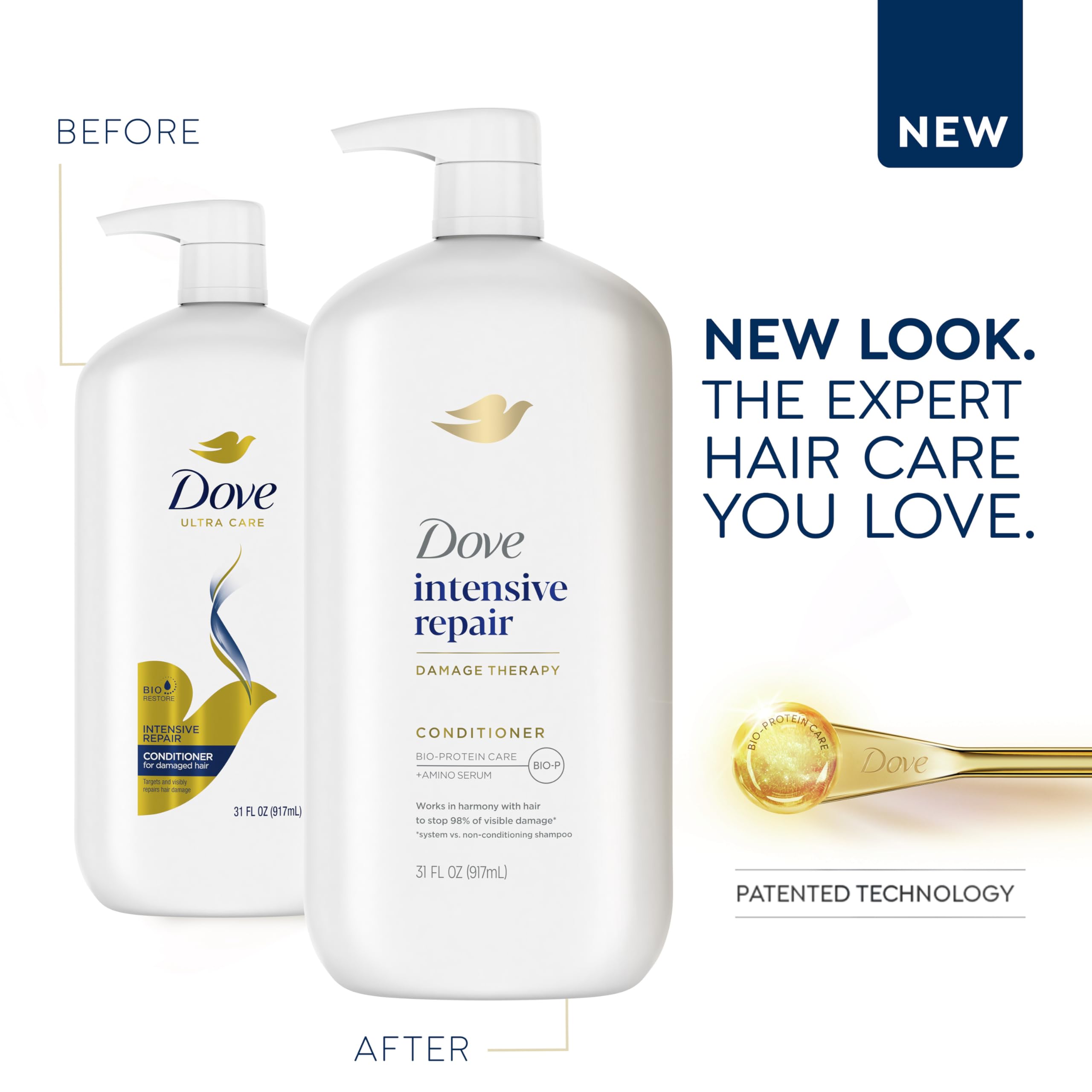 Foto 4 pulgar | Acondicionador Dove Intensive Repair Para Cabello Dañado 900 Ml (x4) - Venta Internacional.