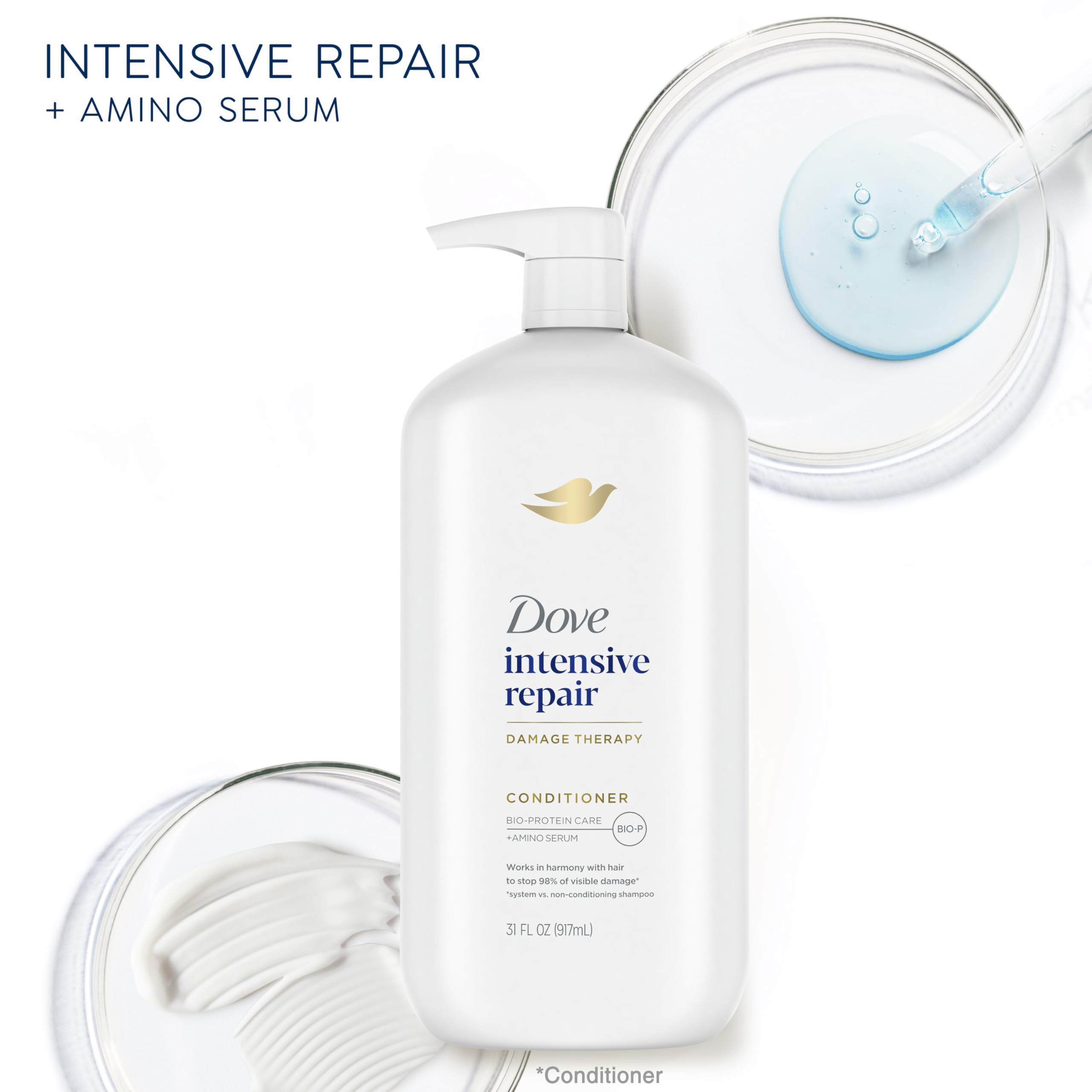 Foto 5 pulgar | Acondicionador Dove Intensive Repair Para Cabello Dañado 900 Ml (x4) - Venta Internacional.