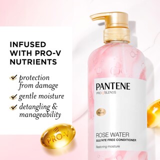 Foto 2 | Acondicionador Pantene Rose Water, 880 Ml, Suaviza El Color Tratado - Venta Internacional.