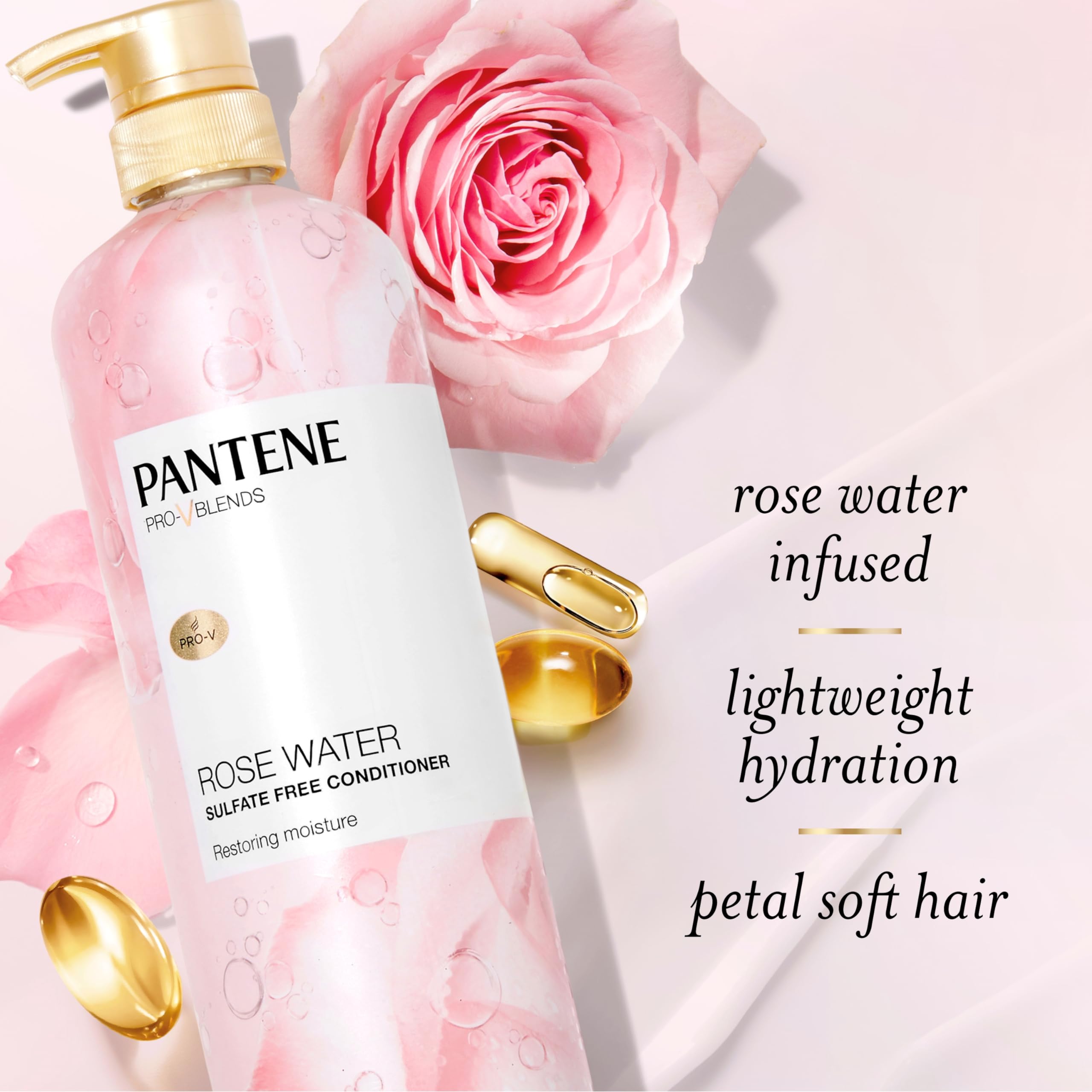 Foto 6 pulgar | Acondicionador Pantene Rose Water, 880 Ml, Suaviza El Color Tratado - Venta Internacional.