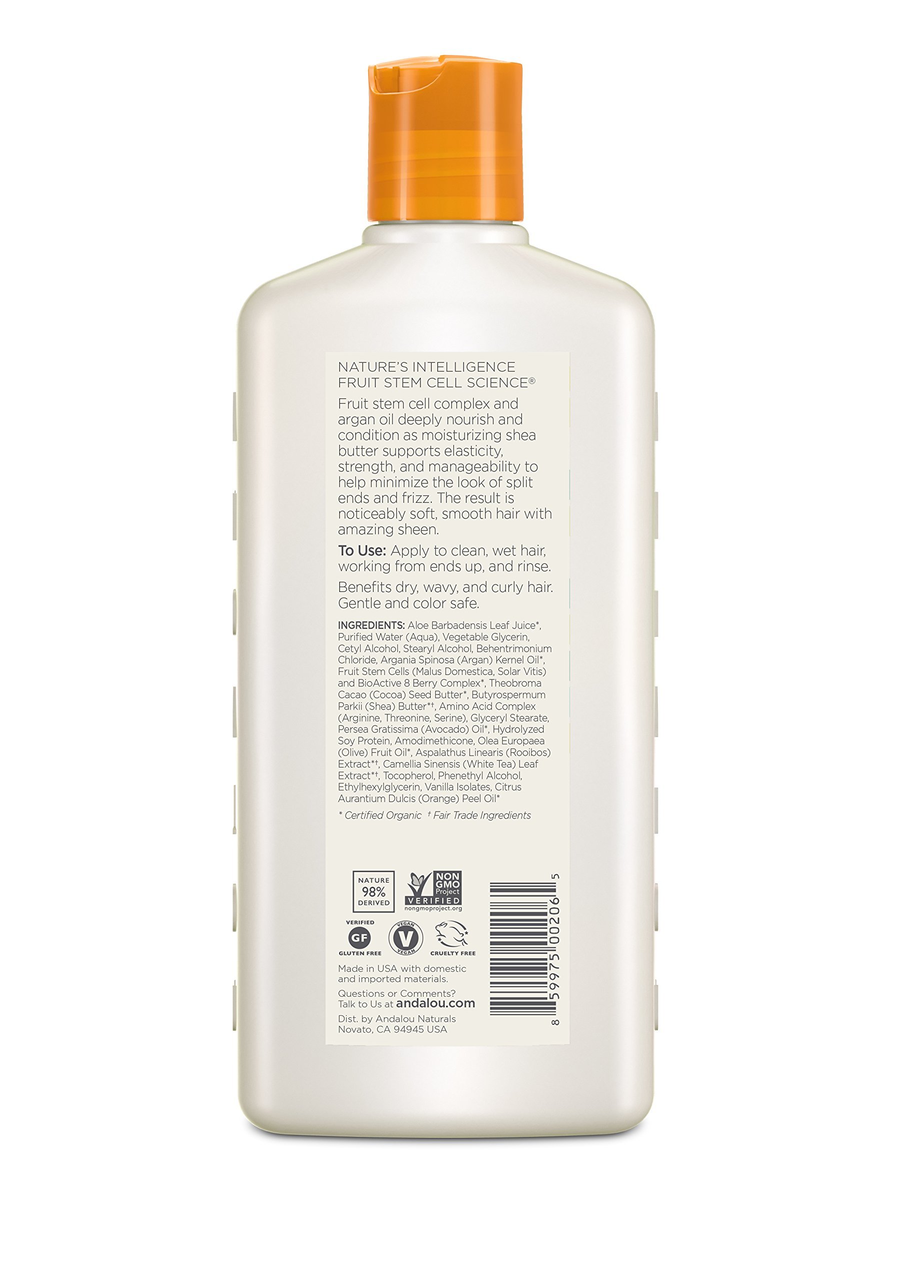 Foto 2 | Acondicionador Andalou Naturals Aceite De Argán Rico En Humedad 340 Ml - Venta Internacional.