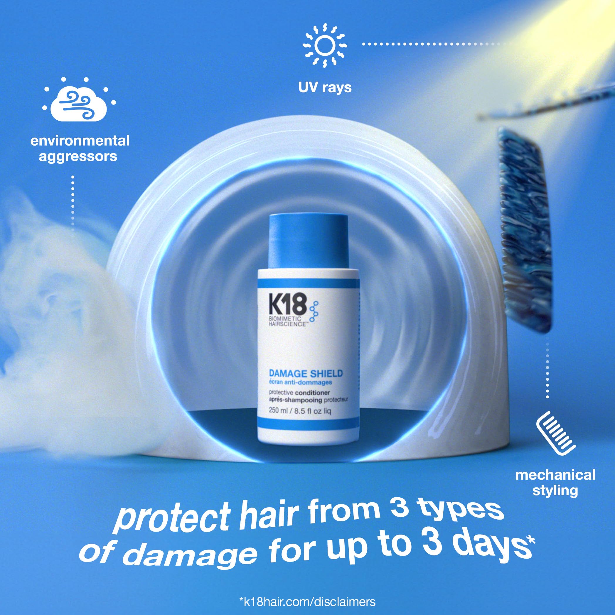 Foto 3 | Acondicionador K18 Damage Shield Protective 250 Ml - Venta Internacional.