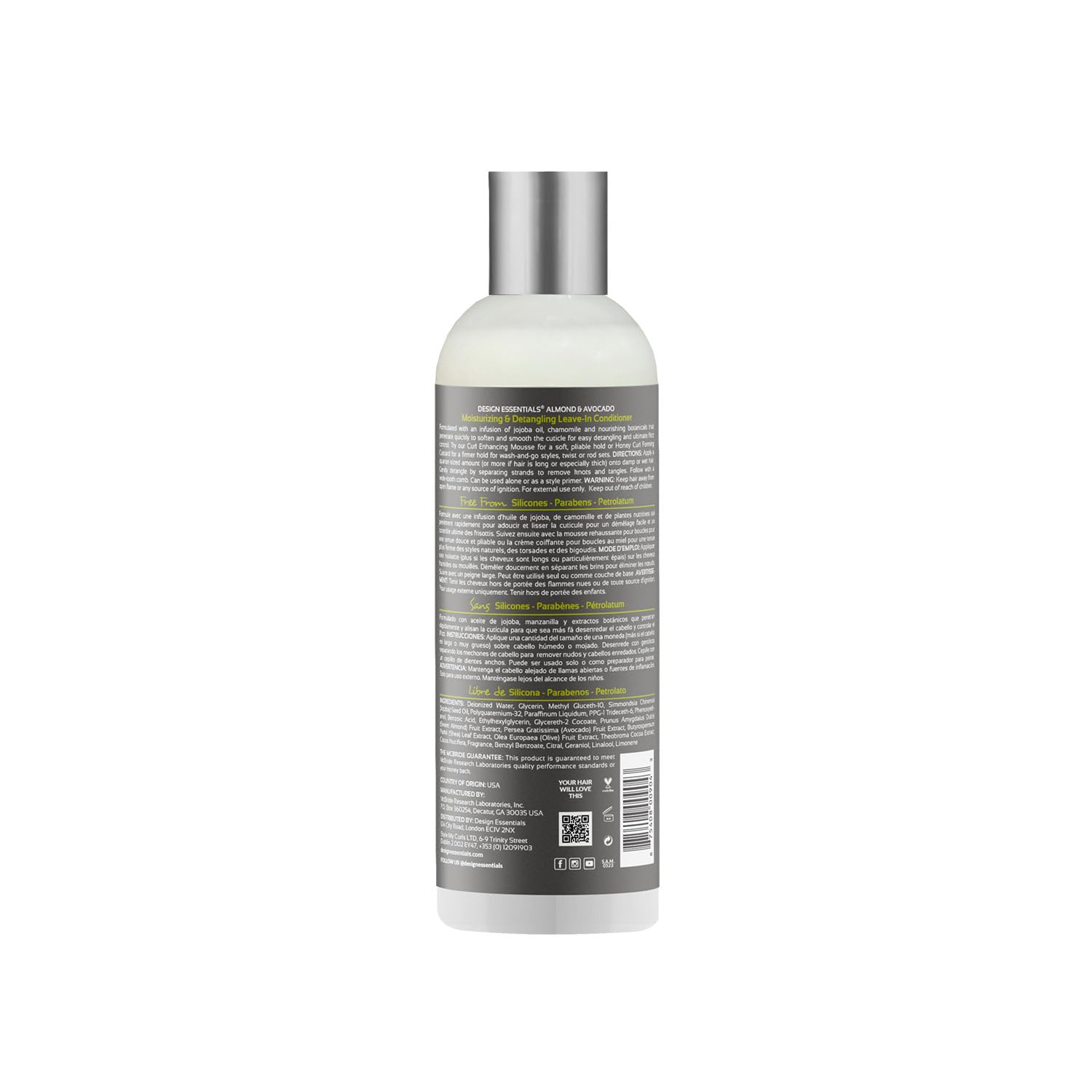 Foto 3 pulgar | Acondicionador Sin Enjuague Design Essentials De Almendra Y Aguacate, 350 Ml - Venta Internacional.