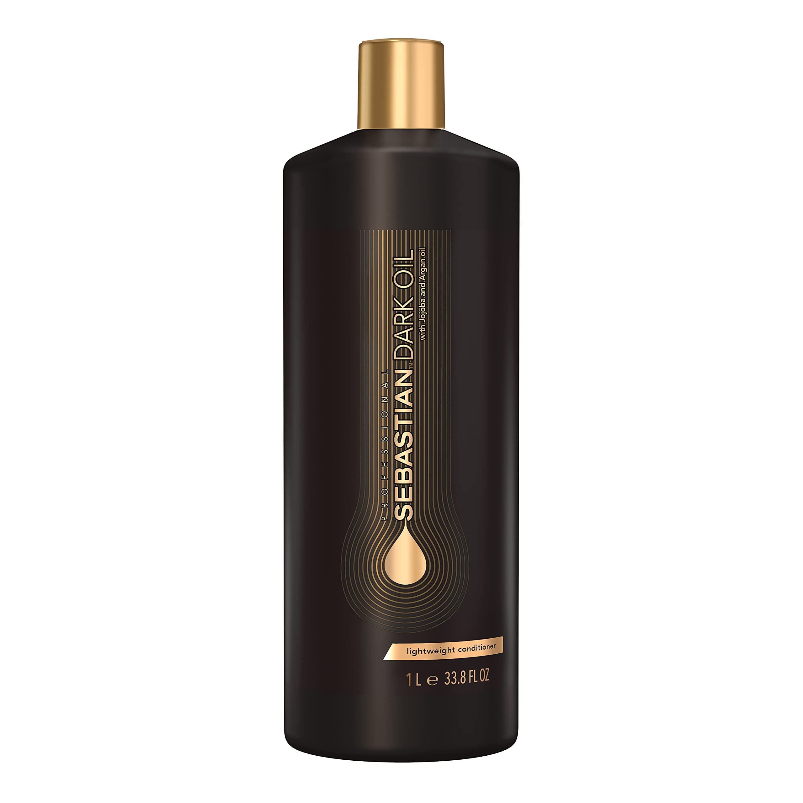 Acondicionador Sebastian Dark Oil Lightweight, 1 Litro, Con Jojoba Y Argán - Venta Internacional.