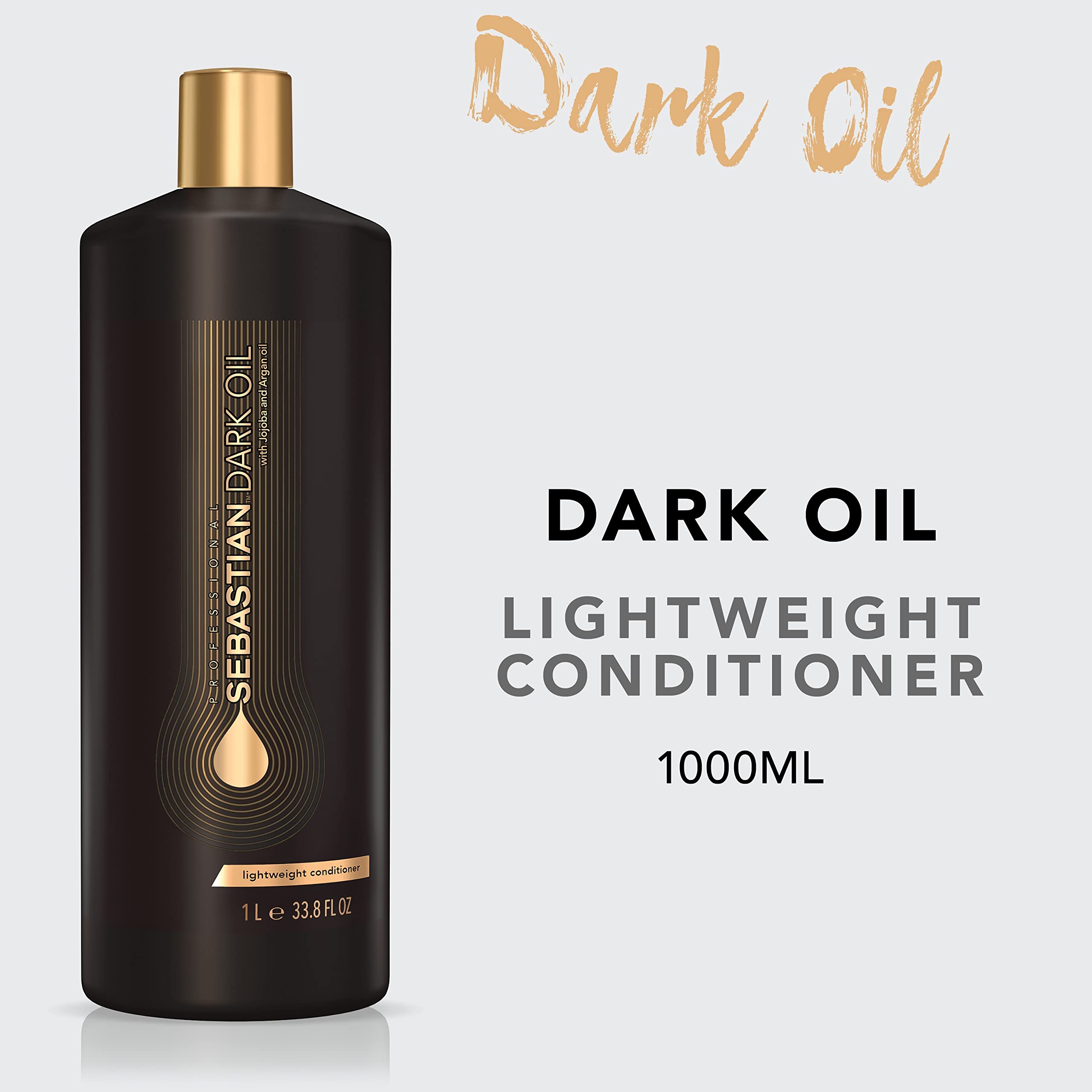 Foto 2 | Acondicionador Sebastian Dark Oil Lightweight, 1 Litro, Con Jojoba Y Argán - Venta Internacional.