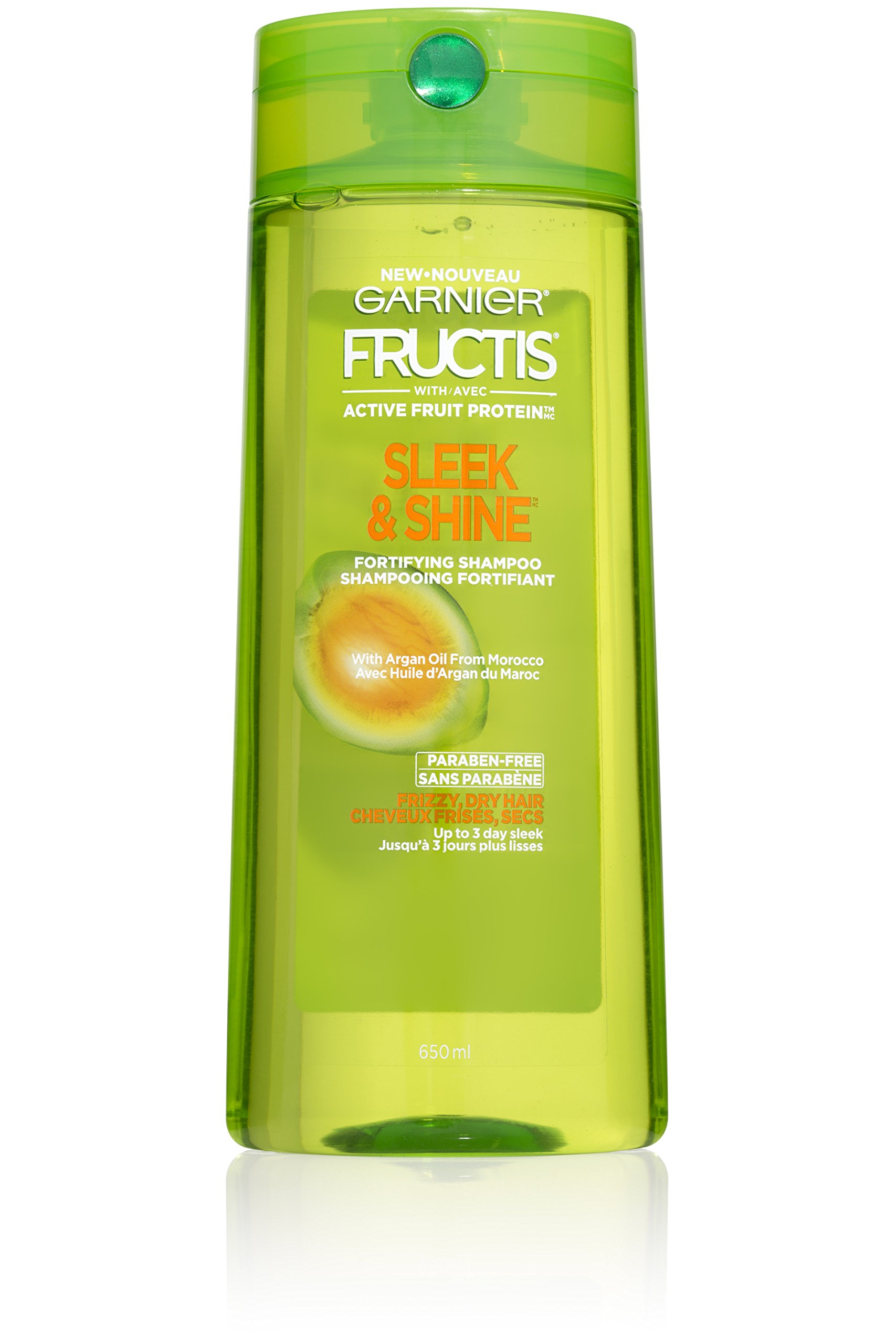 Foto 2 pulgar | Champú Garnier Fructis Sleek And Shine Para Cabello Seco Y Encrespado 650 Ml - Venta Internacional.