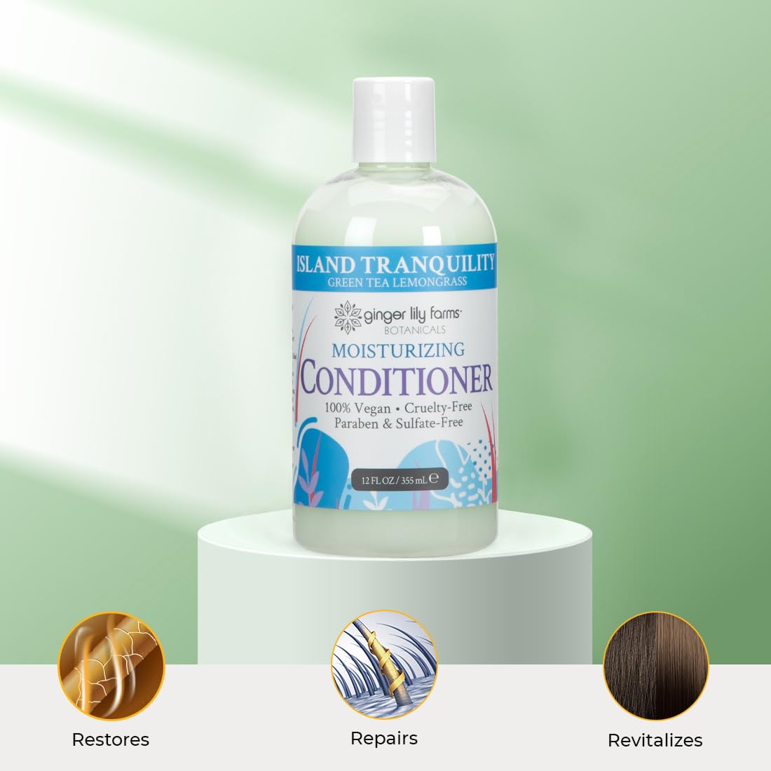 Foto 6 pulgar | Acondicionador Ginger Lily Farms Botanicals Island Tranquility 360 Ml - Venta Internacional.