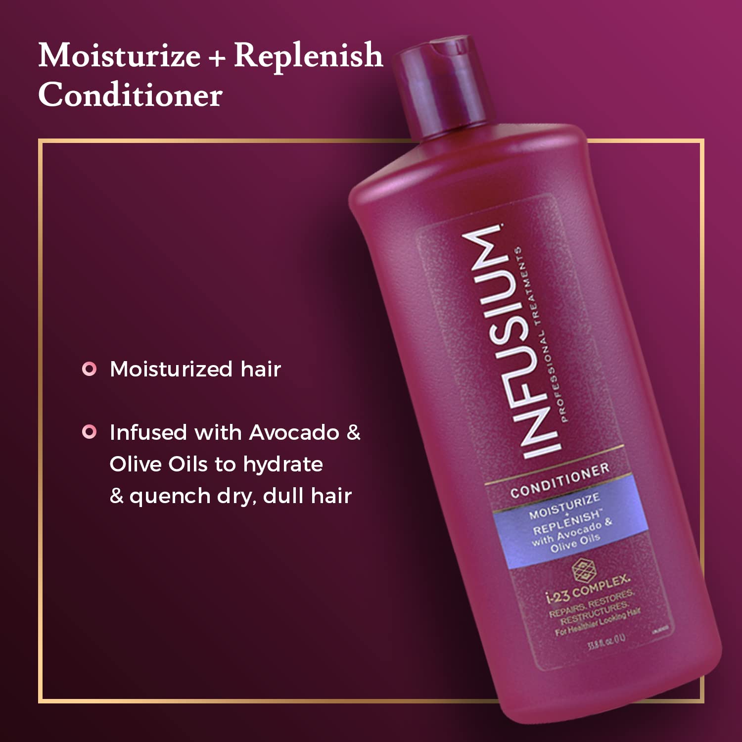 Foto 2 | Acondicionador Infusium Hidrata Y Repone, 1 Litro, Para Cabello Seco - Venta Internacional.