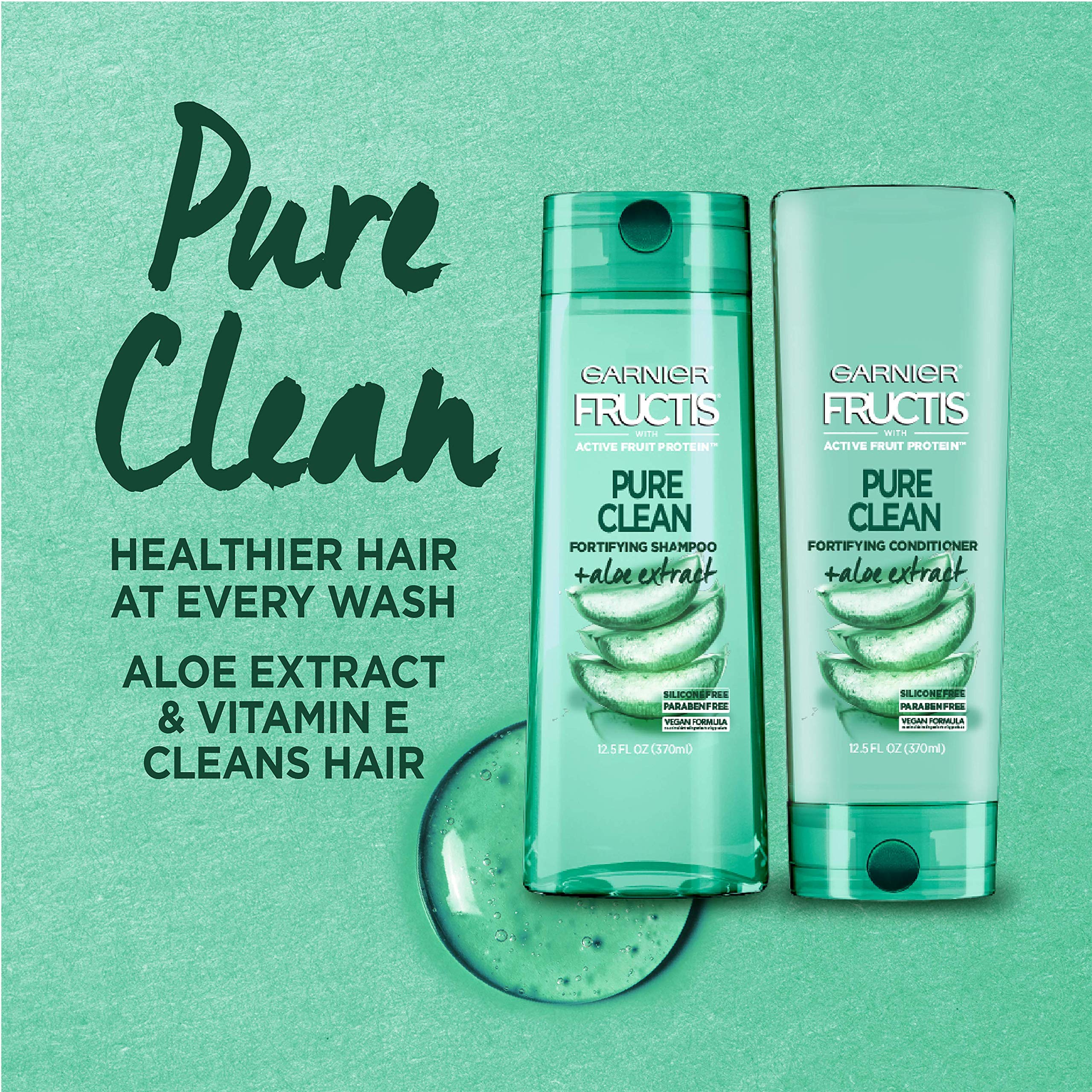 Foto 3 pulgar | Acondicionador Garnier Fructis Pure Clean 350 Ml Para Cabello Normal - Venta Internacional.