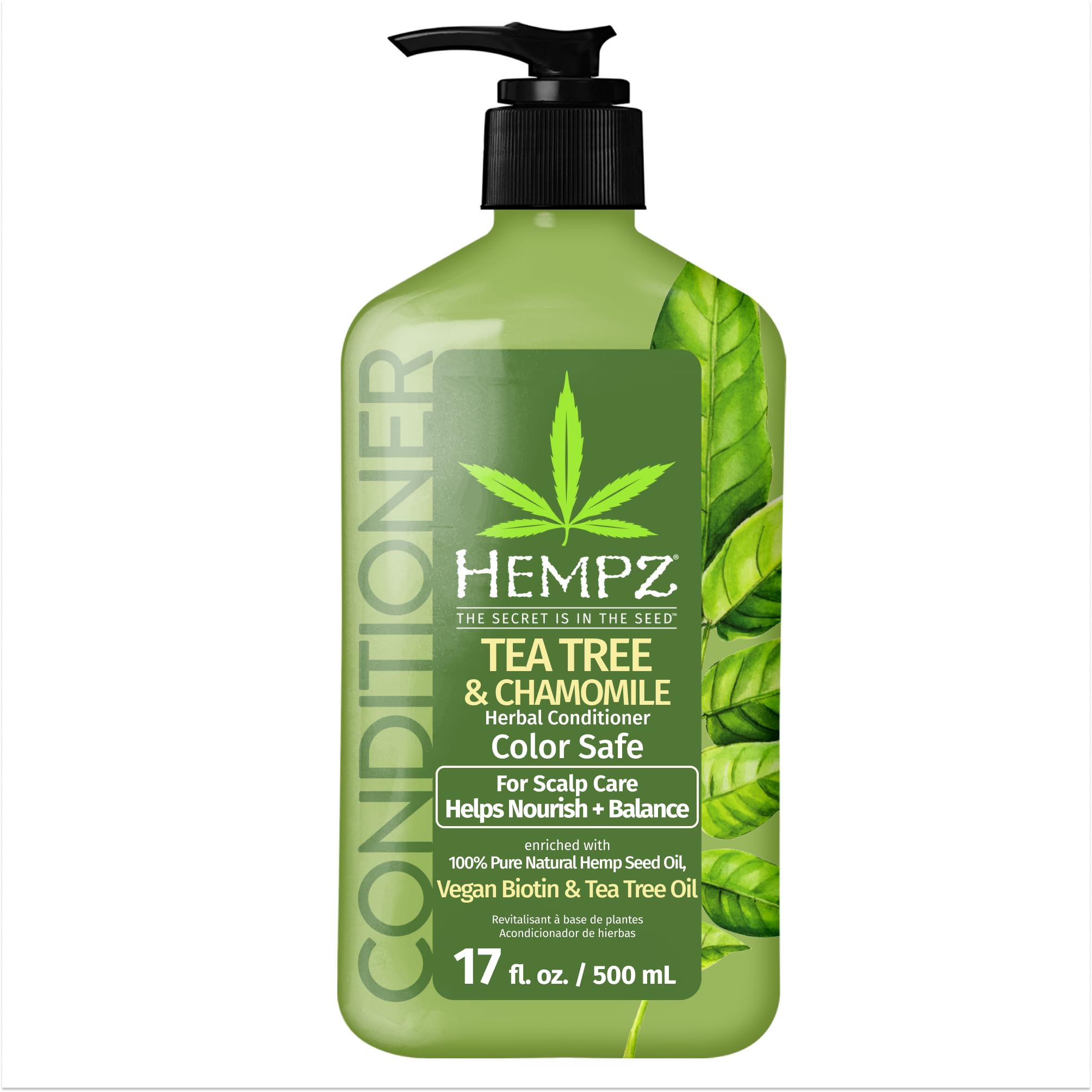 Foto 2 pulgar | Acondicionador Para El Cabello Hempz Biotin Con Árbol De Té Y Manzanilla, 500 Ml - Venta Internacional.