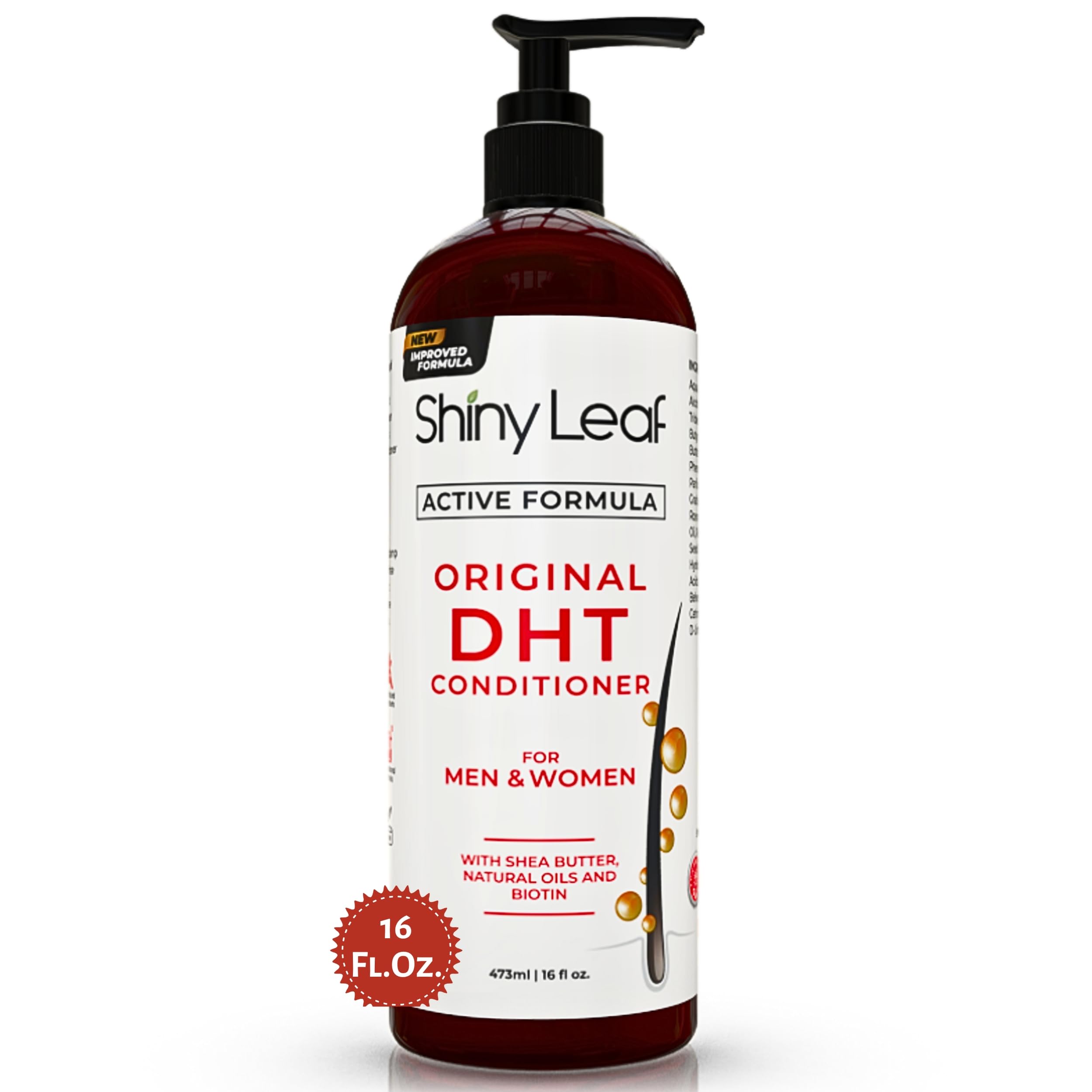 Acondicionador Shiny Leaf Dht Blocker Con Romero 480 Ml - Venta Internacional.