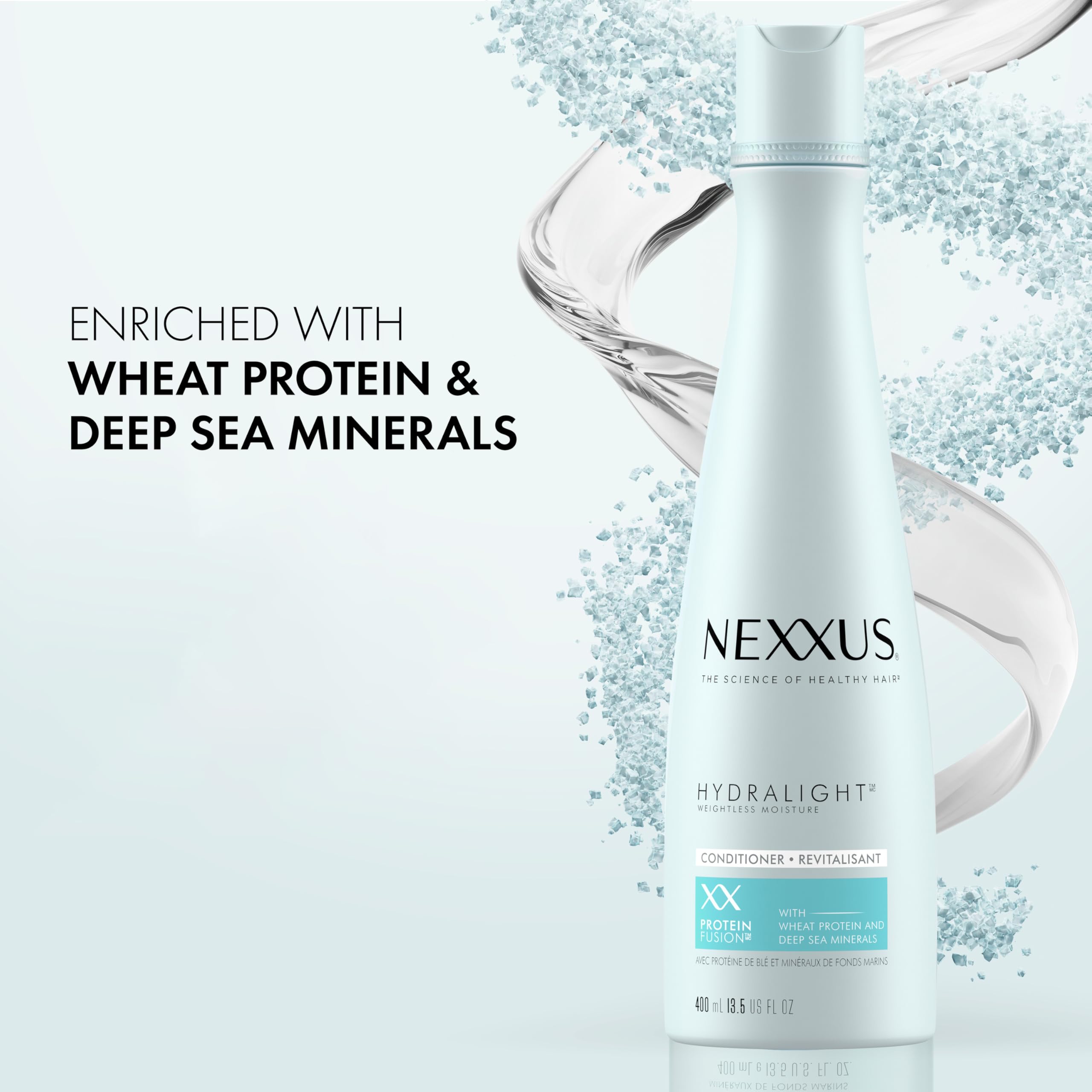 Foto 3 pulgar | Acondicionador Nexxus Hydra-light Hidratante 400 Ml Para Cabello Seco - Venta Internacional.