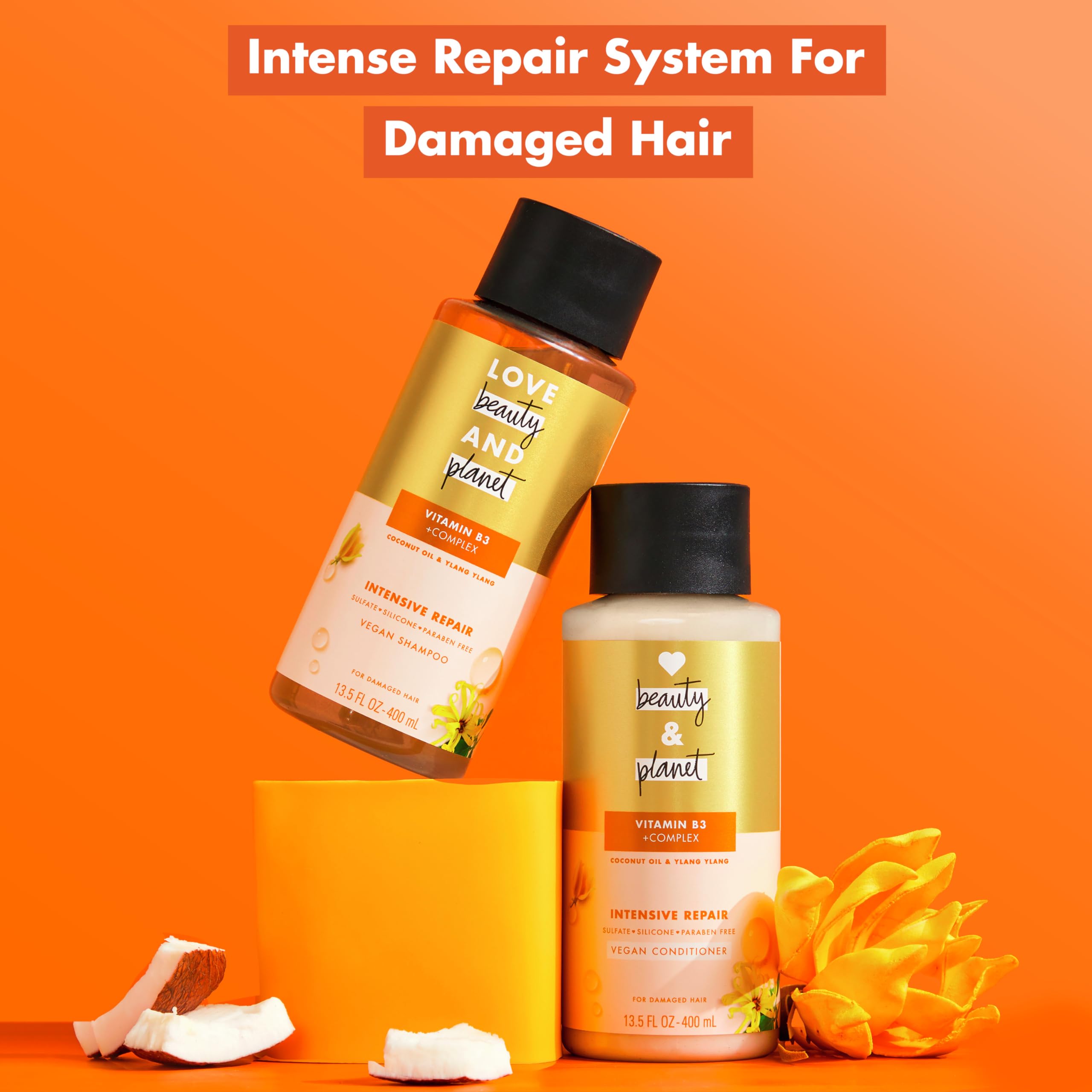 Foto 6 pulgar | Acondicionador Love Beauty And Planet Intensive Repair 400 Ml - Venta Internacional.