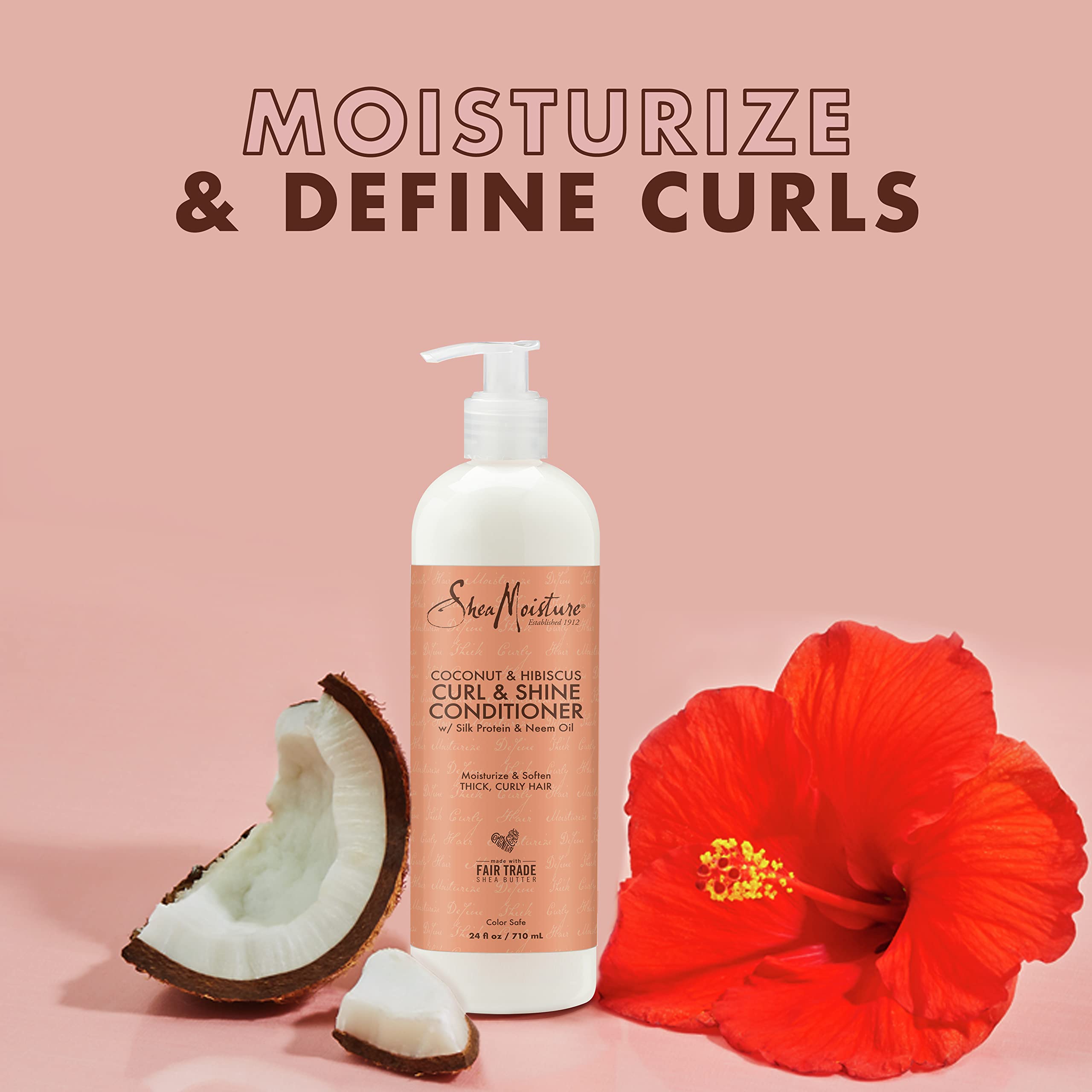 Foto 4 pulgar | Acondicionador Sheamoisture Curl & Shine, Coco E Hibisco, 700 Ml - Venta Internacional.