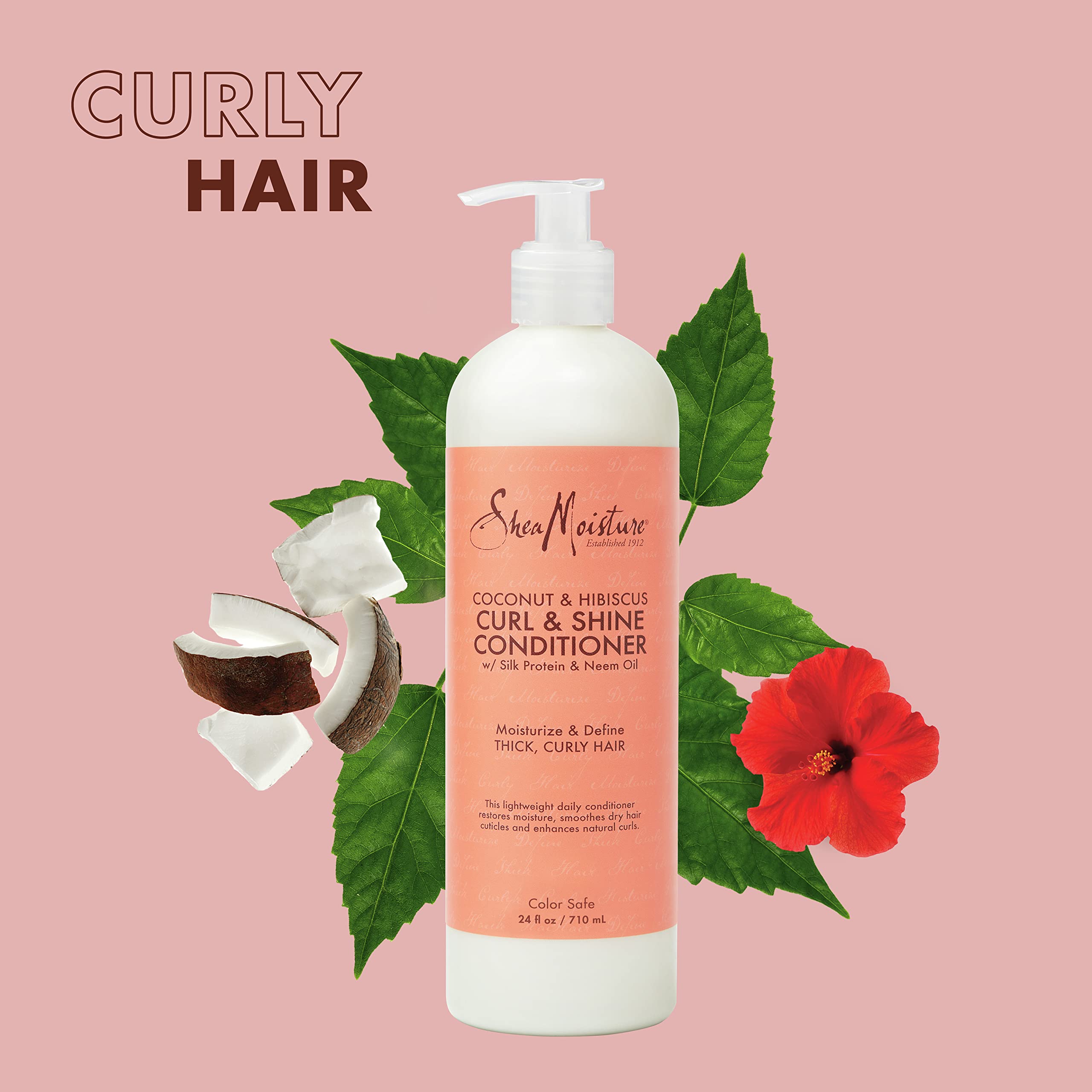 Foto 7 pulgar | Acondicionador Sheamoisture Curl & Shine, Coco E Hibisco, 700 Ml - Venta Internacional.