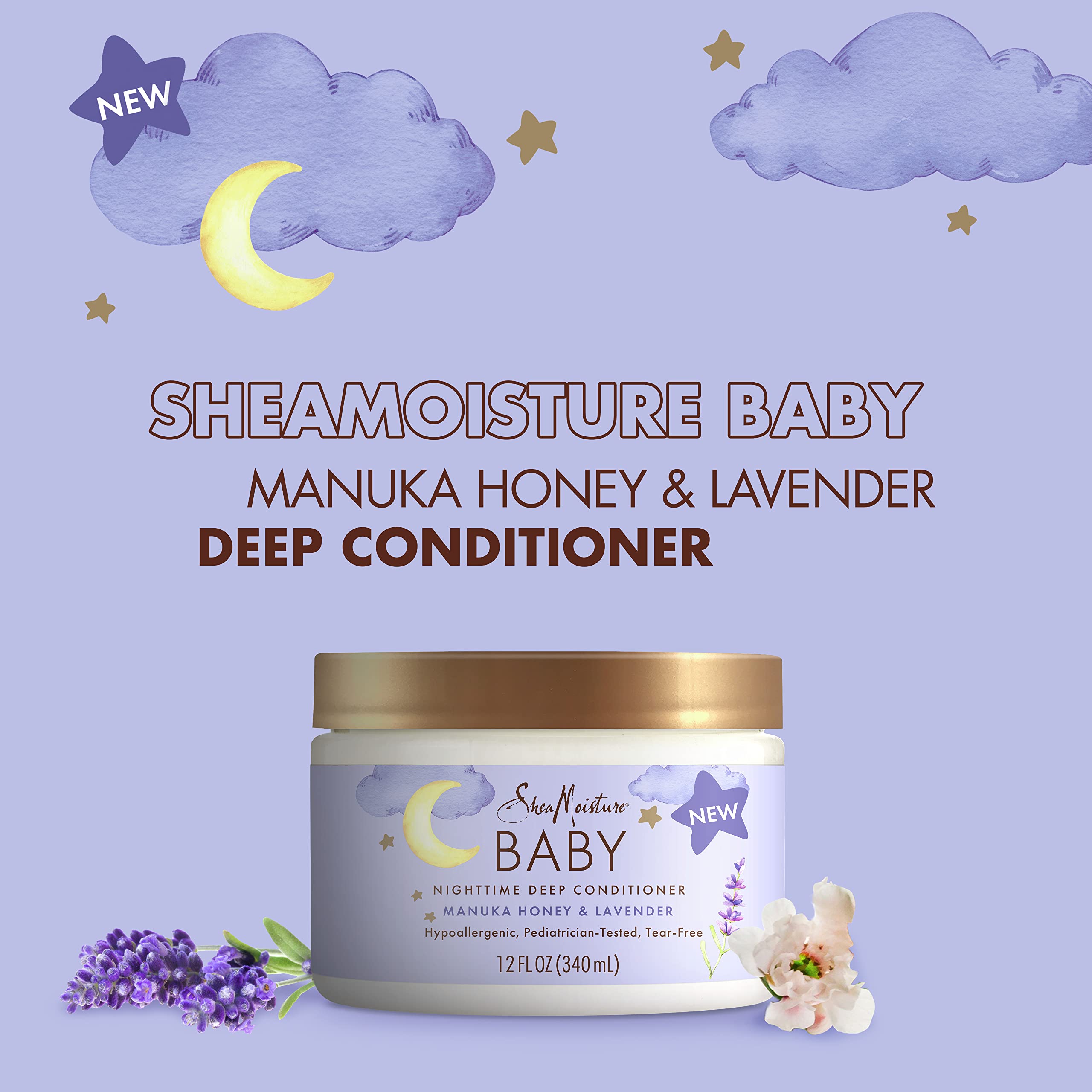 Foto 4 pulgar | Acondicionador Profundo Sheamoisture Baby, Miel De Manuka Y Lavanda - Venta Internacional.