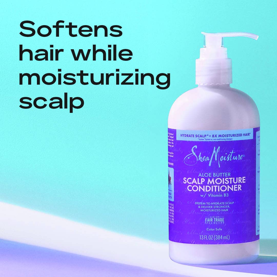 Foto 2 | Acondicionador Sheamoisture Scalp Moisture Manteca De Aloe, 390 Ml - Venta Internacional.
