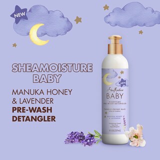 Foto 3 | Desenredante De Cabello Sheamoisture Baby, Miel De Manuka Y Lavanda, 240 Ml - Venta Internacional.