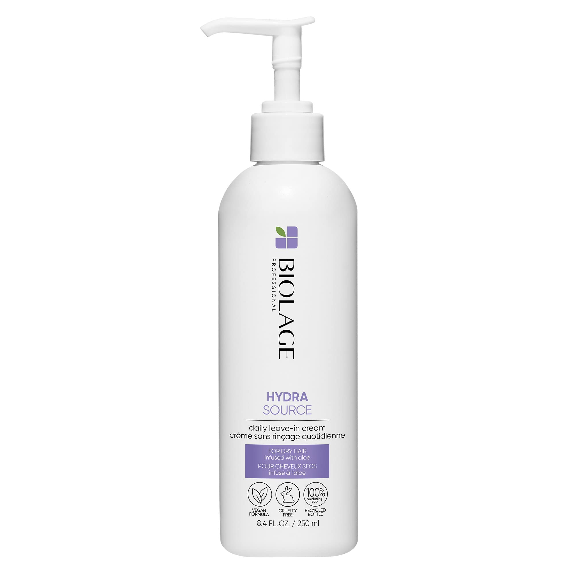 Crema Sin Enjuague Biolage Hydra Source 250 Ml Para Cabello Fino A Mediano - Venta Internacional.