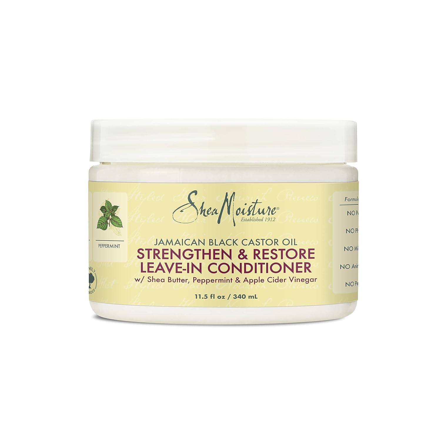 Acondicionador Leave-In SheaMoisture Aceite de Ricino 340 ml  - Venta Internacional
