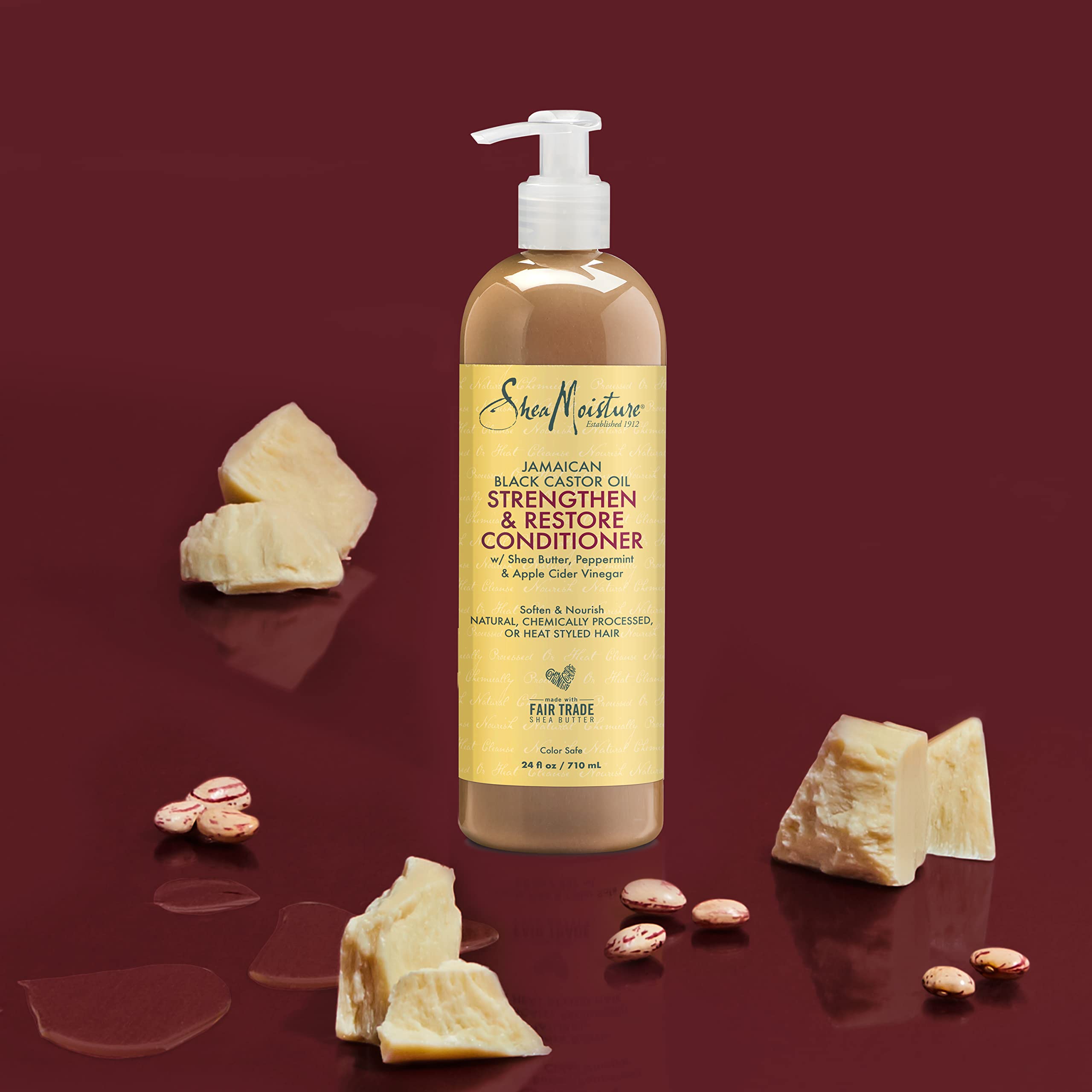 Foto 5 pulgar | Acondicionador Sheamoisture Strengthen Con Aceite De Ricino Negro Jamaicano 700 Ml - Venta Internacional.
