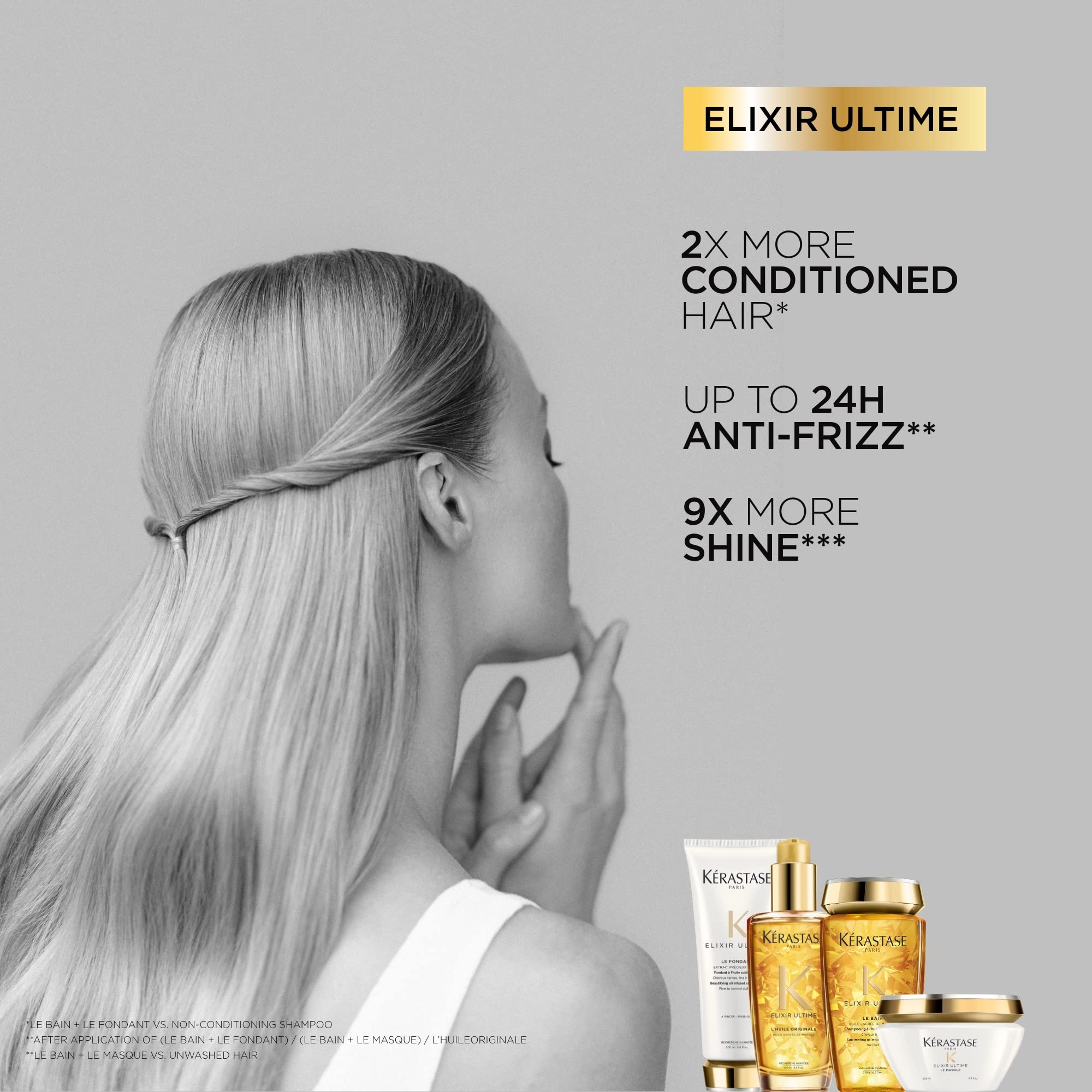 Foto 7 pulgar | Acondicionador Kerastase Elixir Ultime Con Infusión De Aceite, 200 Ml - Venta Internacional.