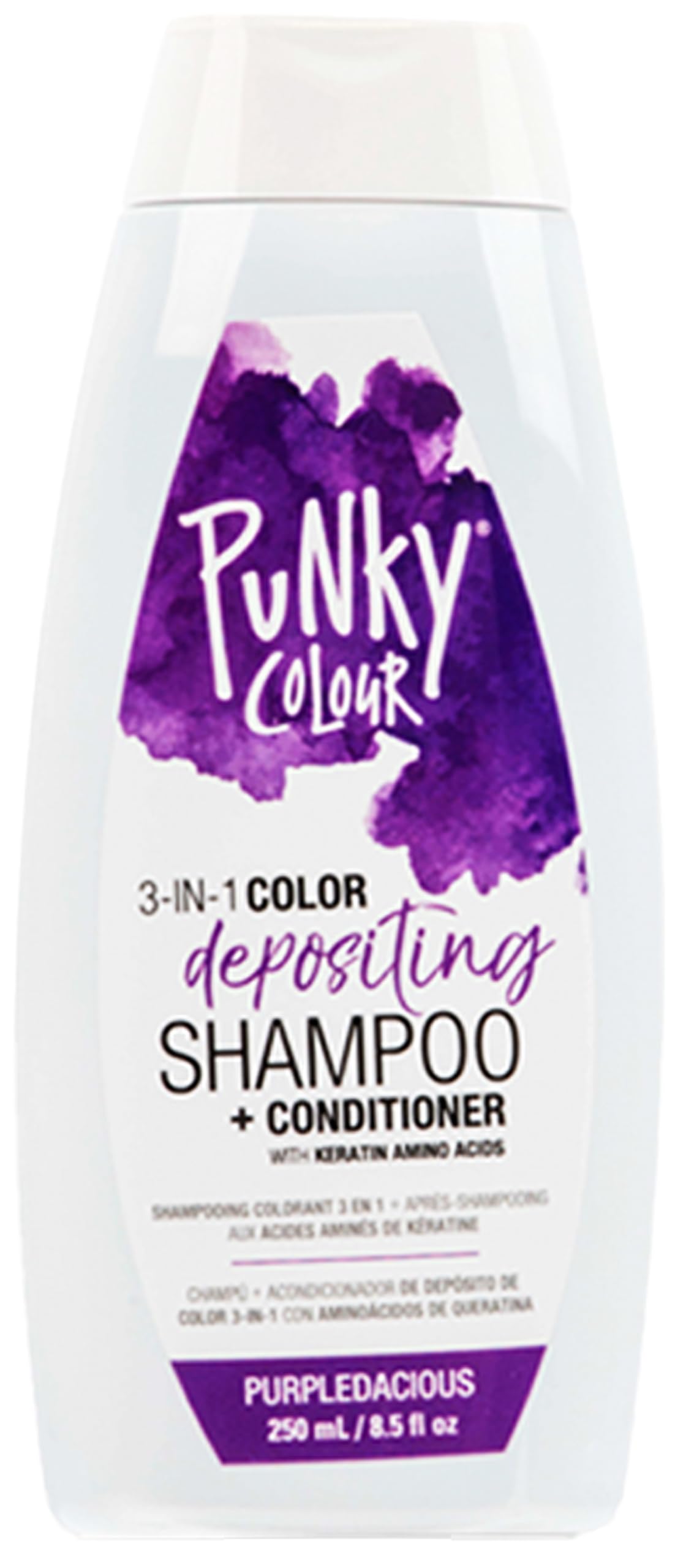Foto 1 | Limpiador Y Acondicionador Para El Cabello Punky Colour 3 En 1, Color Morado, 250 Ml - Venta Internacional.