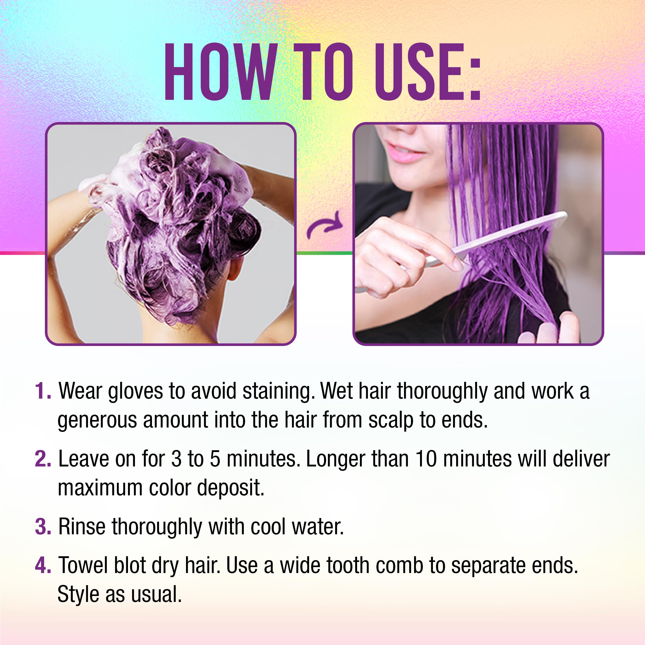 Foto 6 pulgar | Limpiador Y Acondicionador Para El Cabello Punky Colour 3 En 1, Color Morado, 250 Ml - Venta Internacional.
