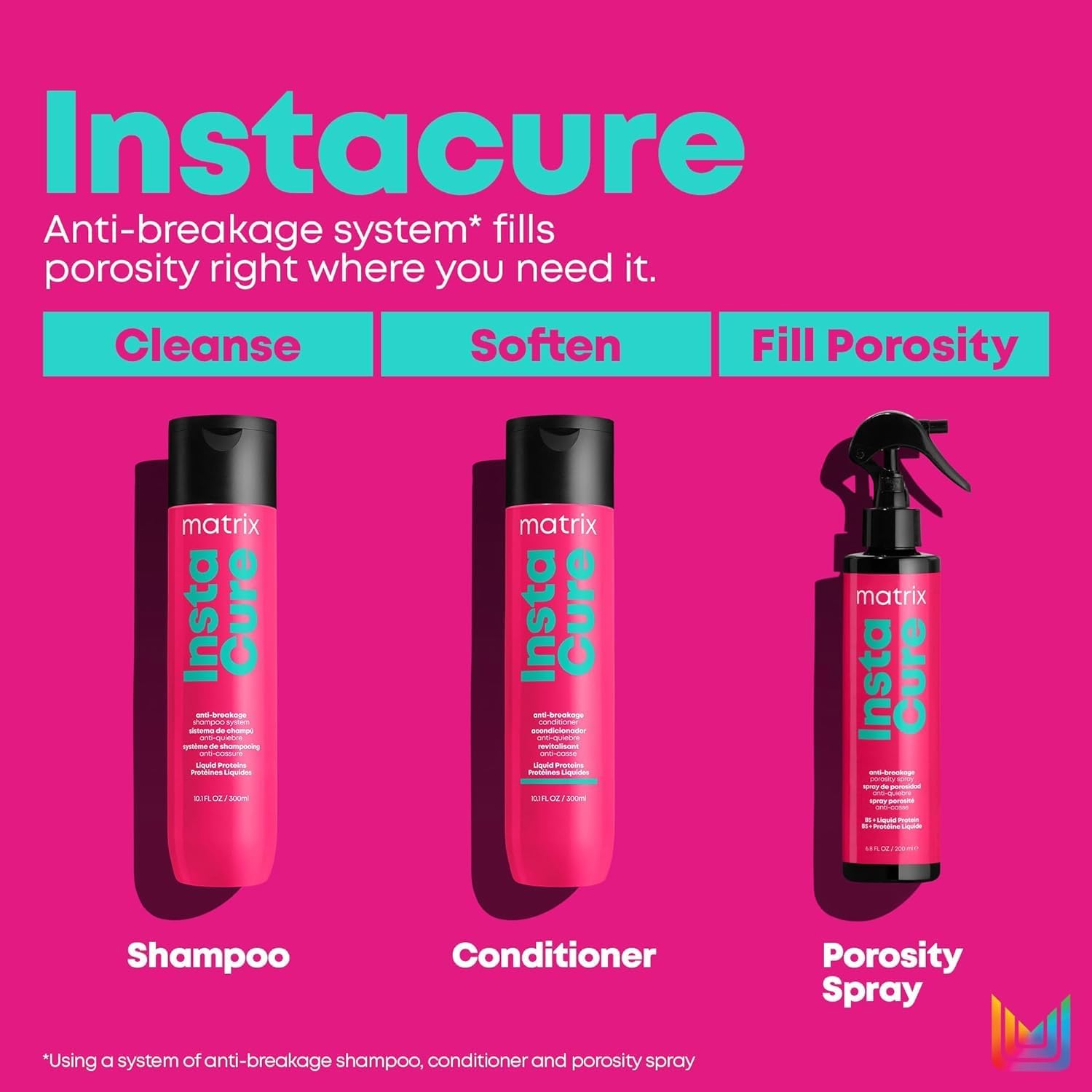 Foto 7 | Acondicionador Matrix Instacure Anti-rotura 300 Ml Vegan - Venta Internacional.