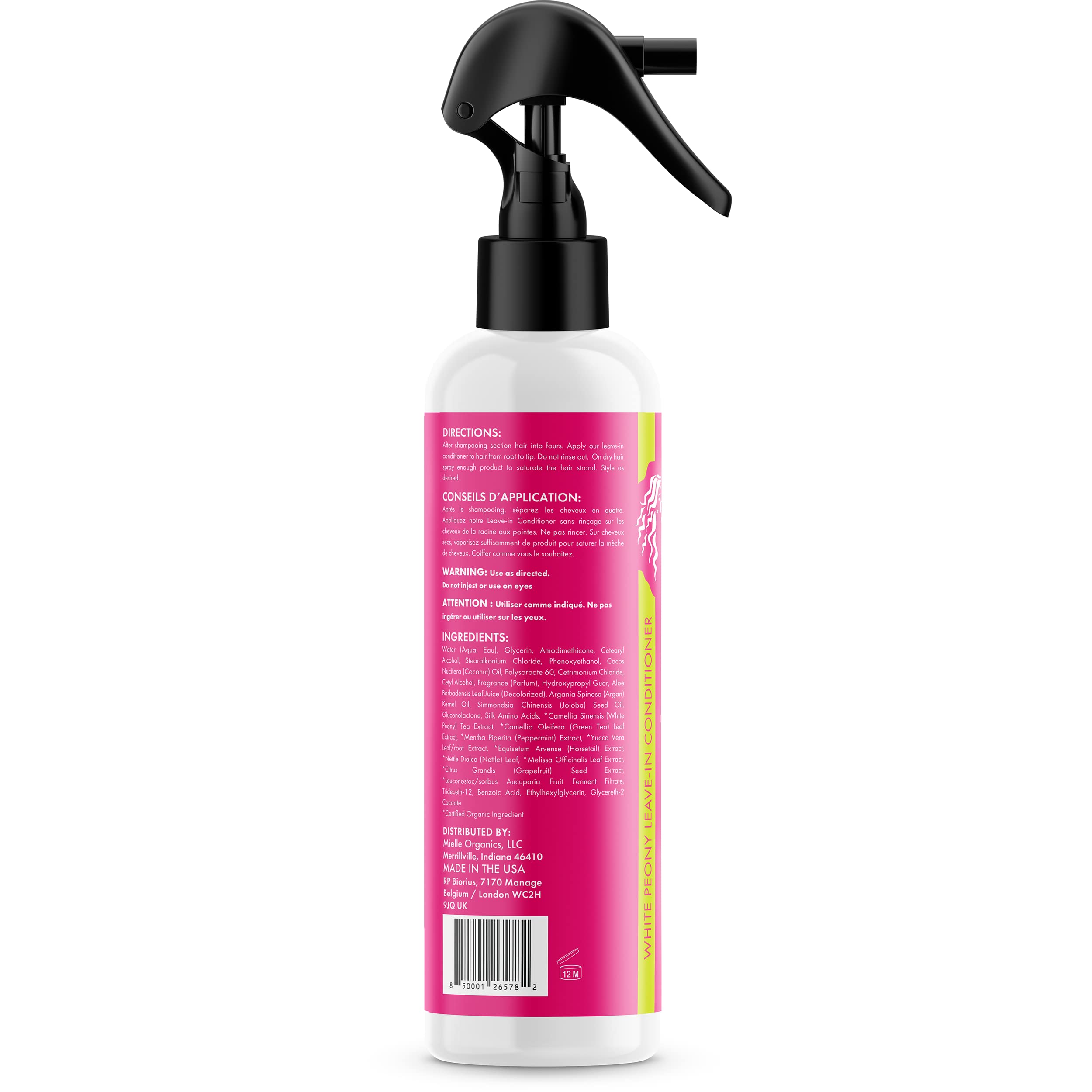 Foto 3 pulgar | Acondicionador Sin Enjuague Mielle Organics White Peony 240 Ml - Venta Internacional.