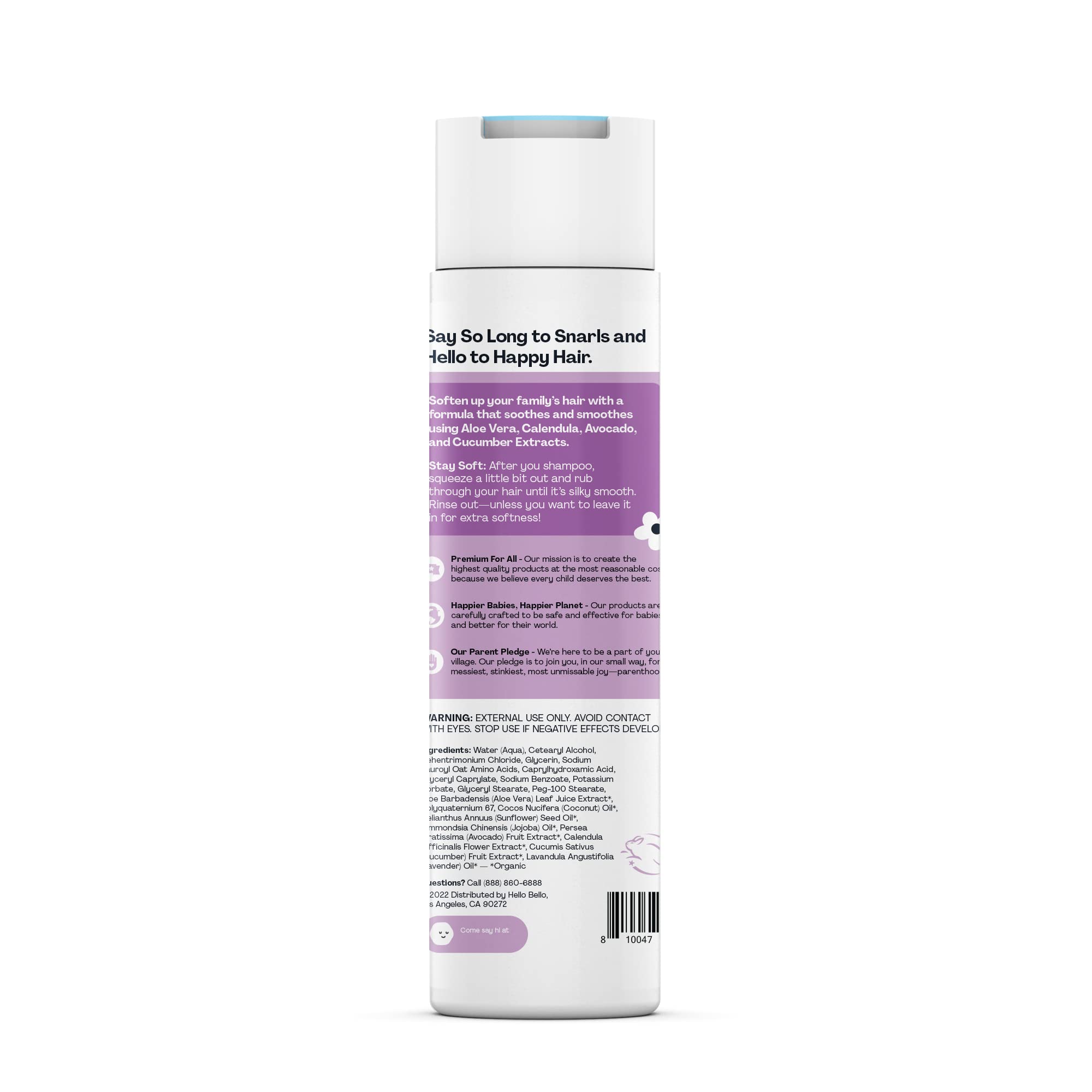 Foto 3 pulgar | Acondicionador Hello Bello Soft Lavender 300 Ml Para Bebés Y Niños - Venta Internacional.