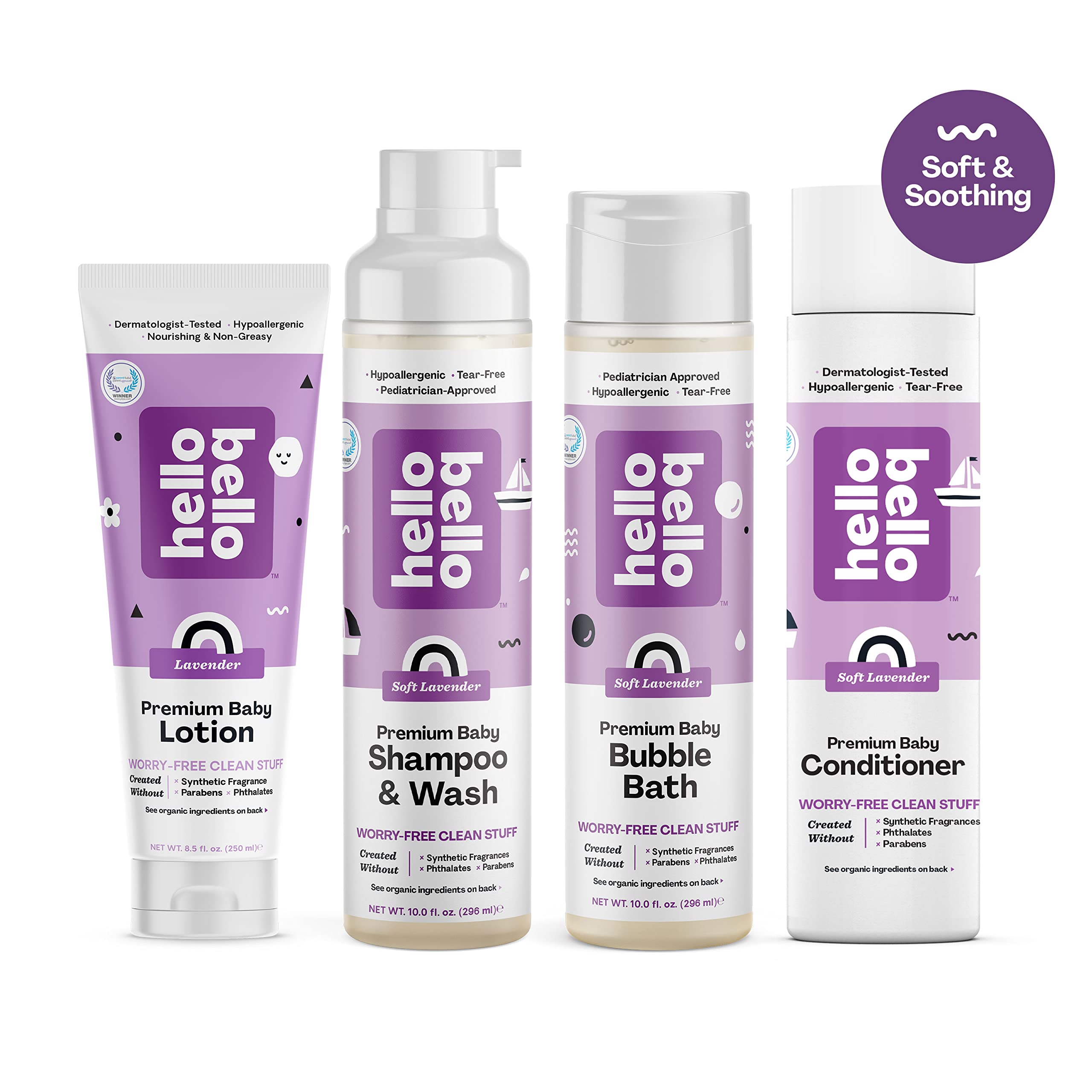 Foto 5 pulgar | Acondicionador Hello Bello Soft Lavender 300 Ml Para Bebés Y Niños - Venta Internacional.