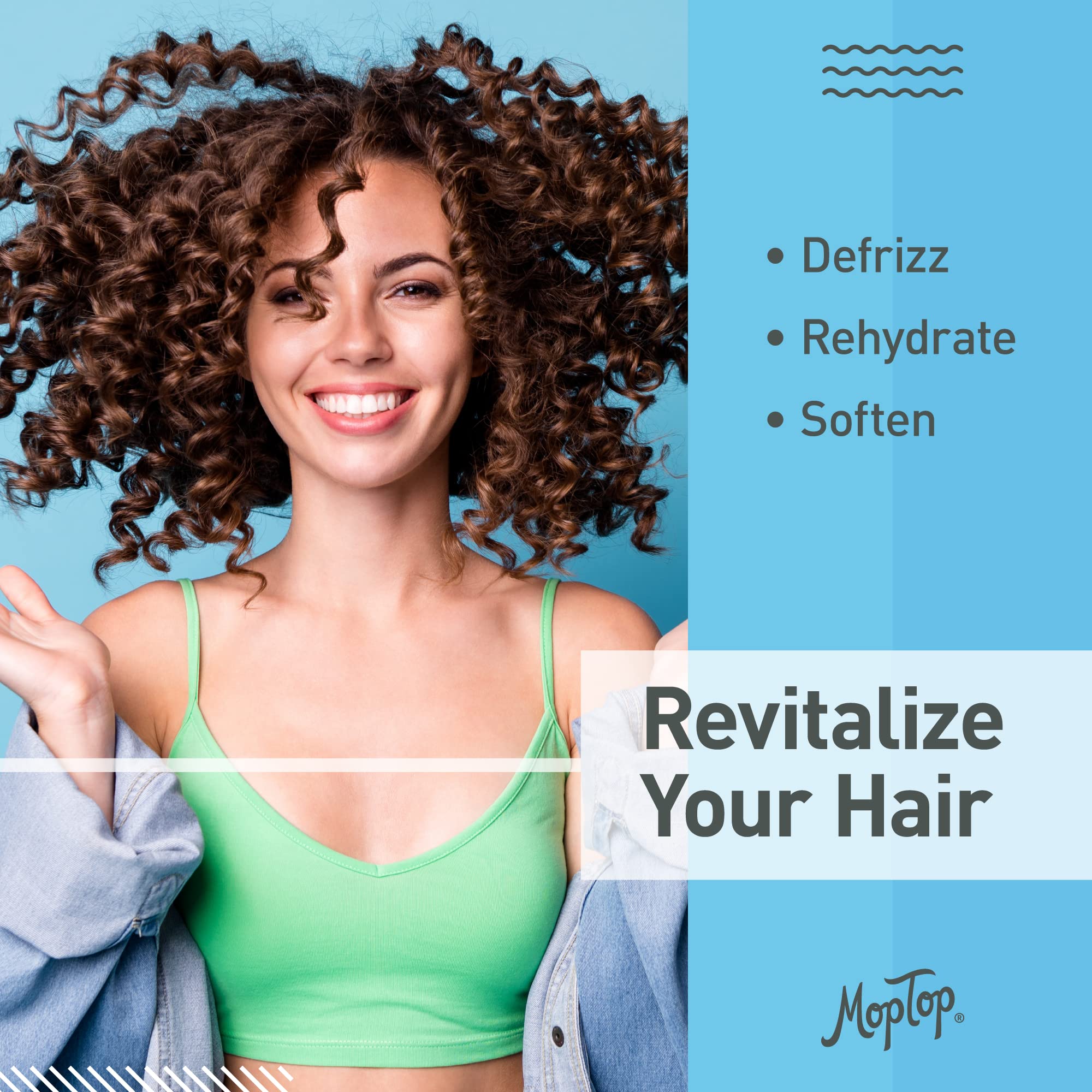 Foto 2 | Acondicionador Moptop, Hidratante Natural Diario Para Cabello, 240 Ml - Venta Internacional.