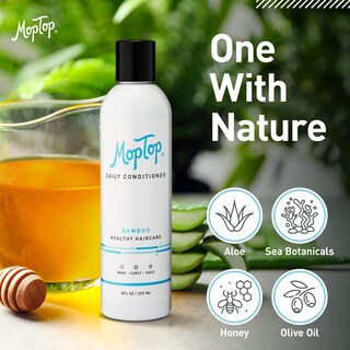 Foto 4 | Acondicionador Moptop, Hidratante Natural Diario Para Cabello, 240 Ml - Venta Internacional.
