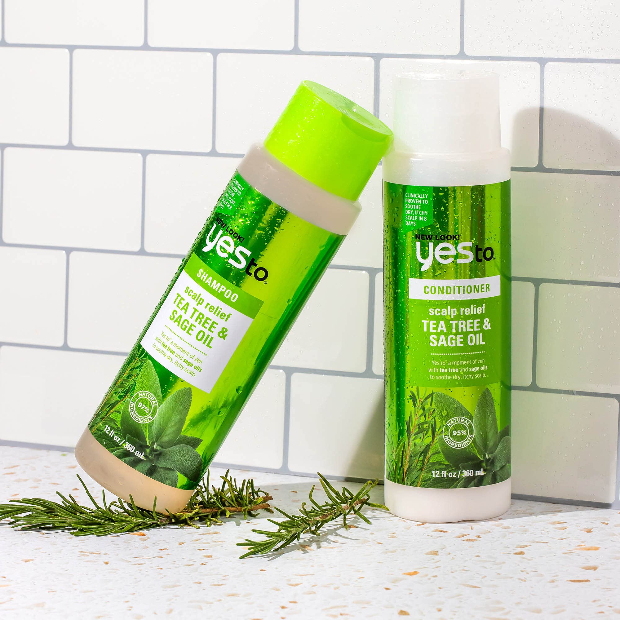 Foto 3 | Acondicionador Yes To Tea Tree Scalp Relief 355 Ml, Vegano - Venta Internacional.