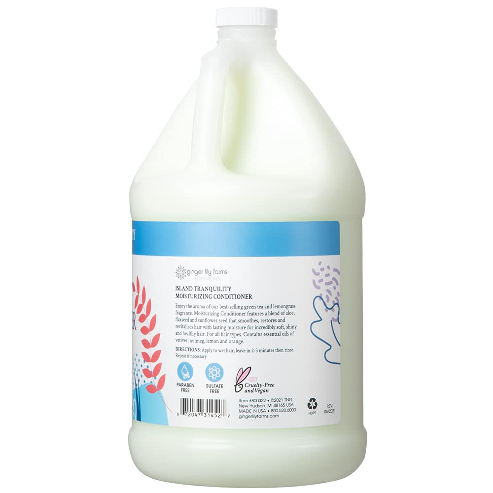 Foto 3 pulgar | Acondicionador Ginger Lily Farms Island Tranquility, Repuesto De 1 Litro - Venta Internacional.