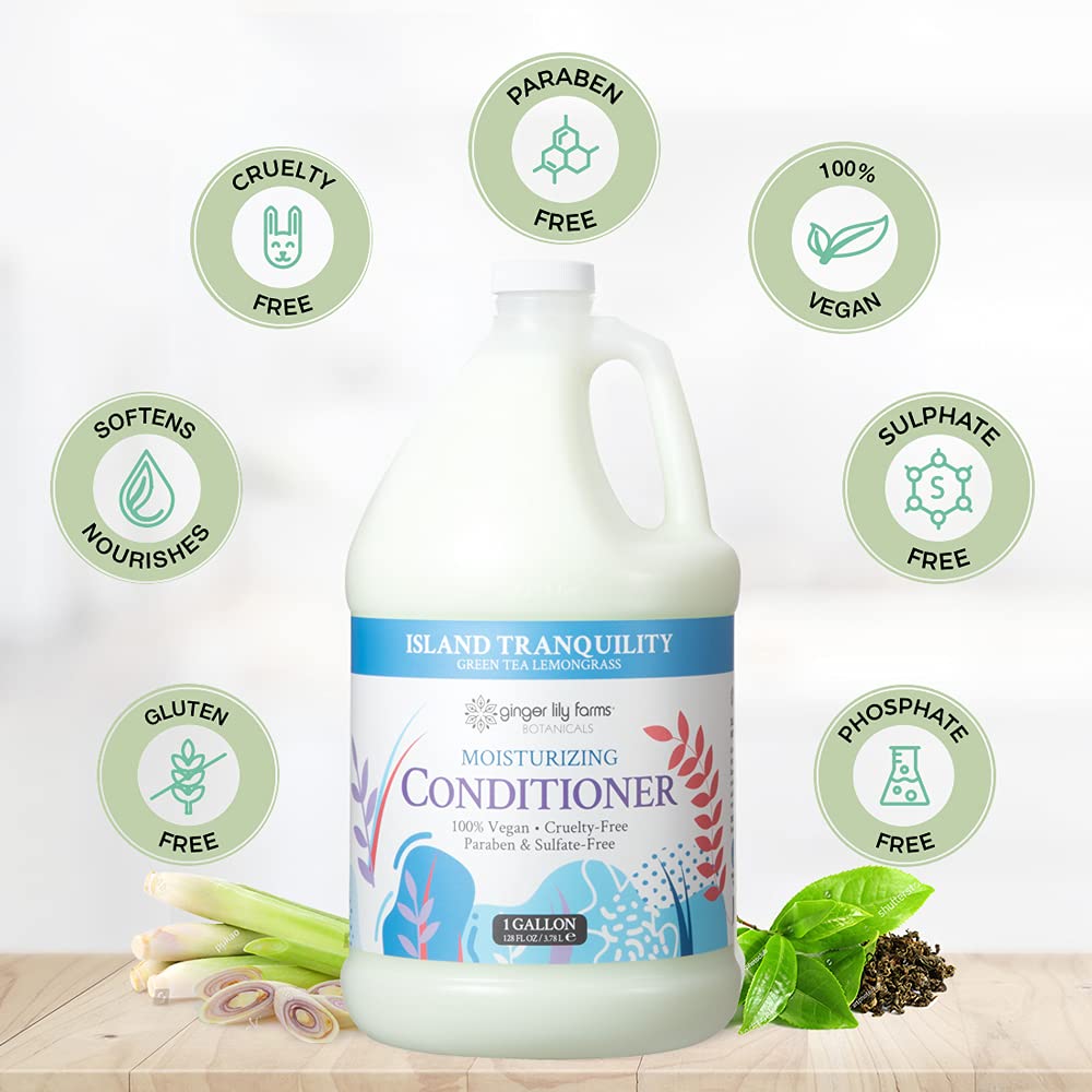 Foto 5 pulgar | Acondicionador Ginger Lily Farms Island Tranquility, Repuesto De 1 Litro - Venta Internacional.