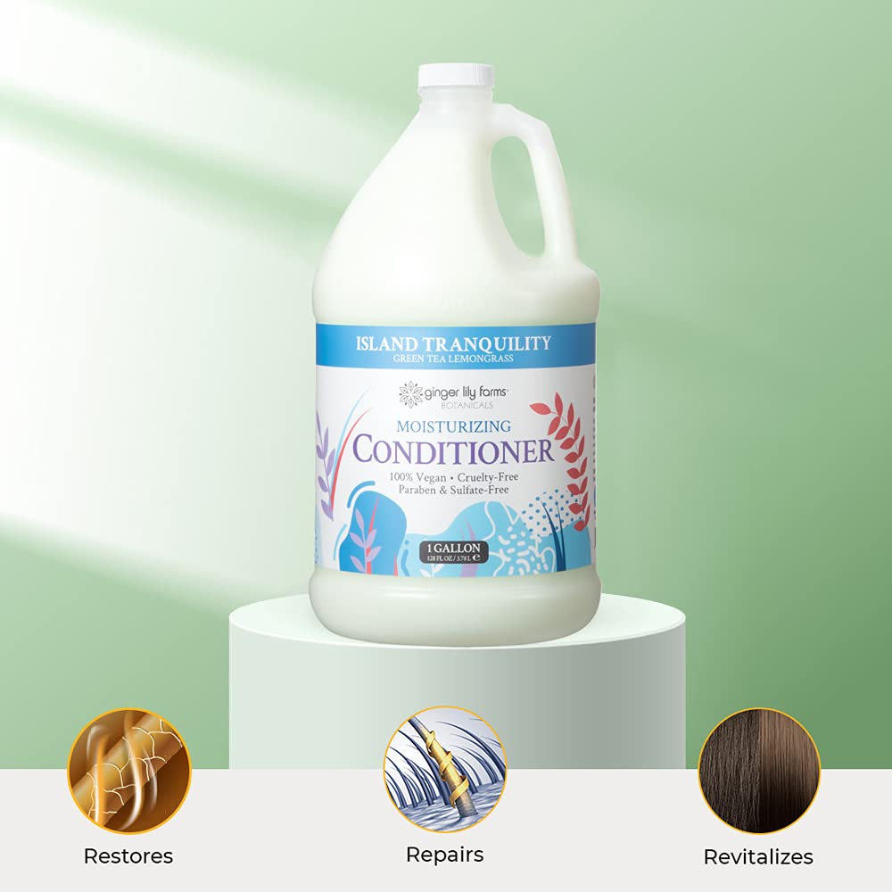 Foto 6 pulgar | Acondicionador Ginger Lily Farms Island Tranquility, Repuesto De 1 Litro - Venta Internacional.