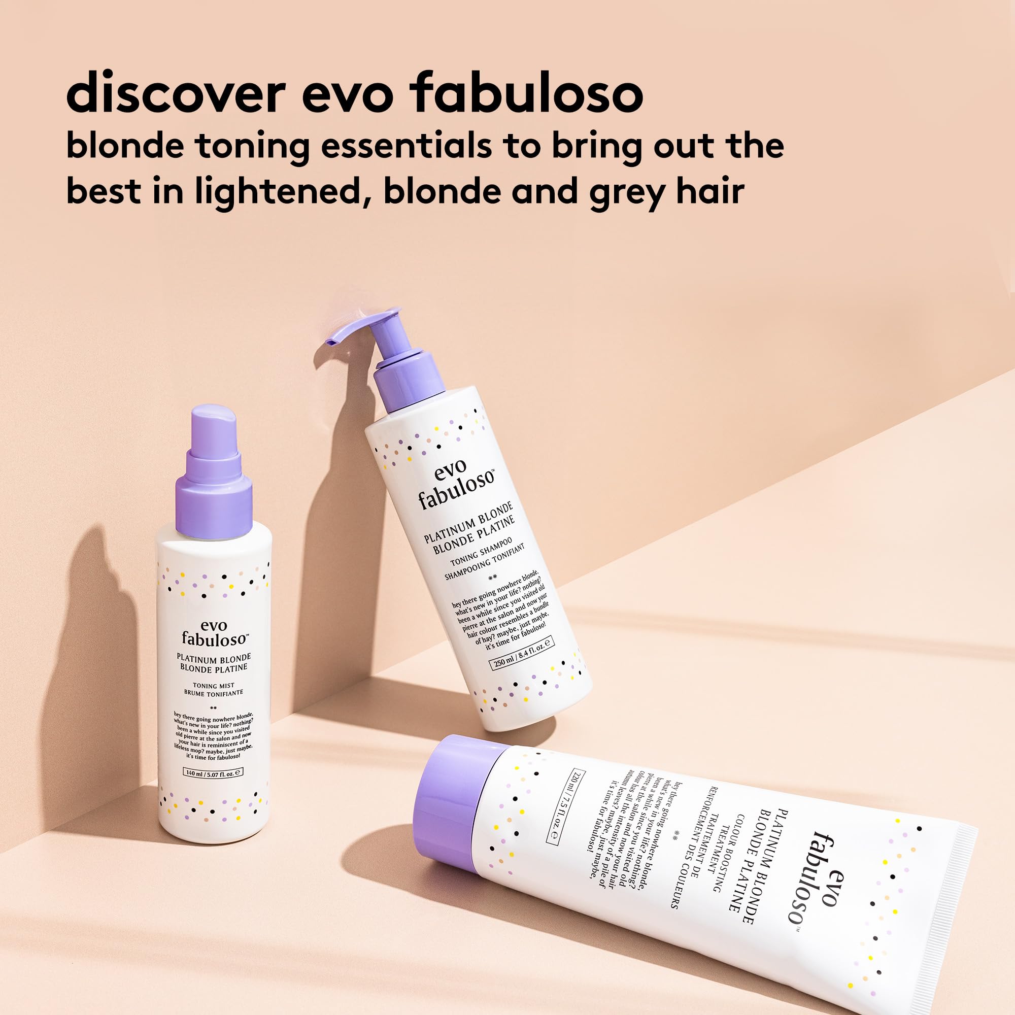 Foto 5 pulgar | Tratamiento Potenciador Del Color Evo Fabuloso Platinum Blonde 220 Ml - Venta Internacional.