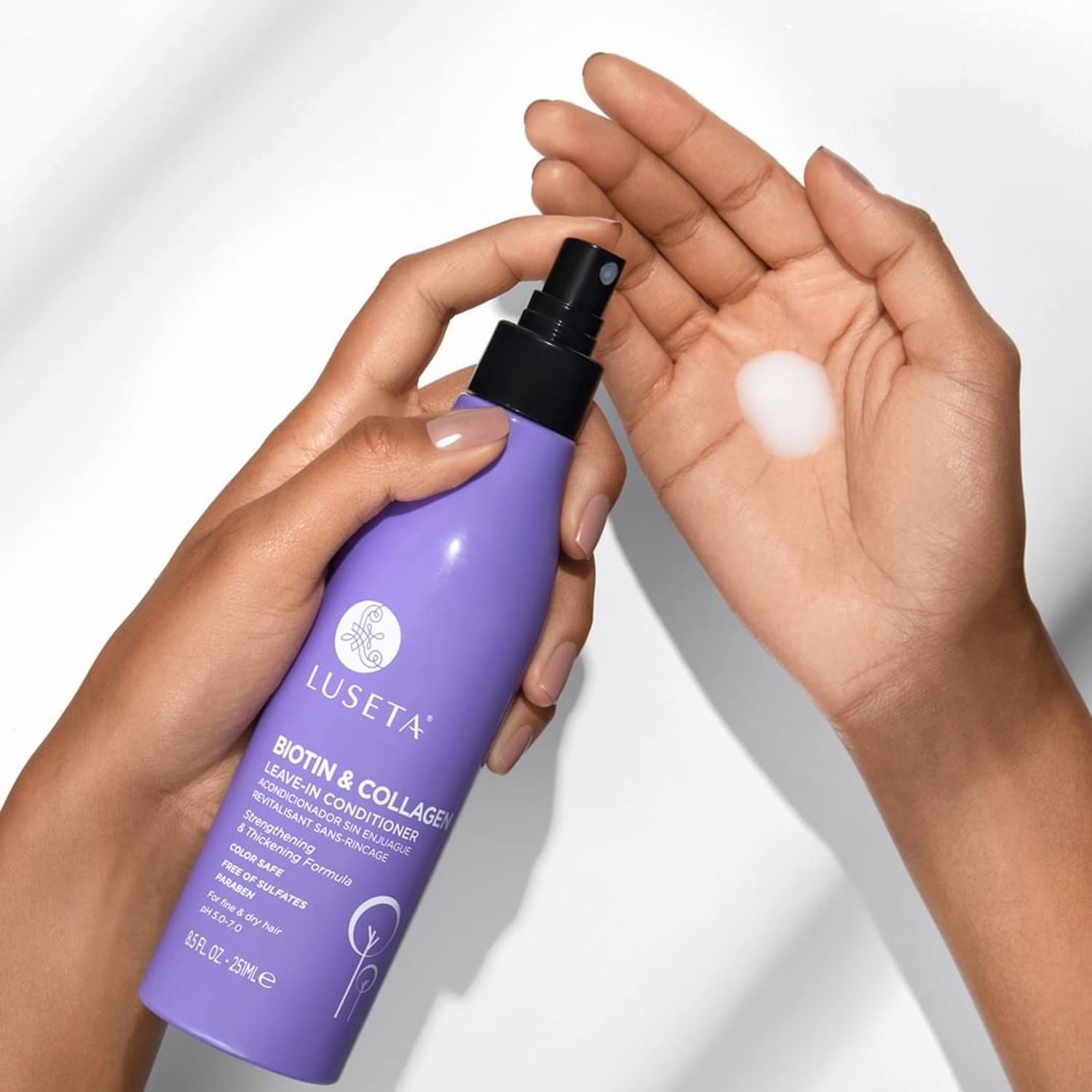 Foto 4 pulgar | Acondicionador Sin Enjuague Luseta Biotina Para Cabello Seco Y Dañado, 250 Ml - Venta Internacional.