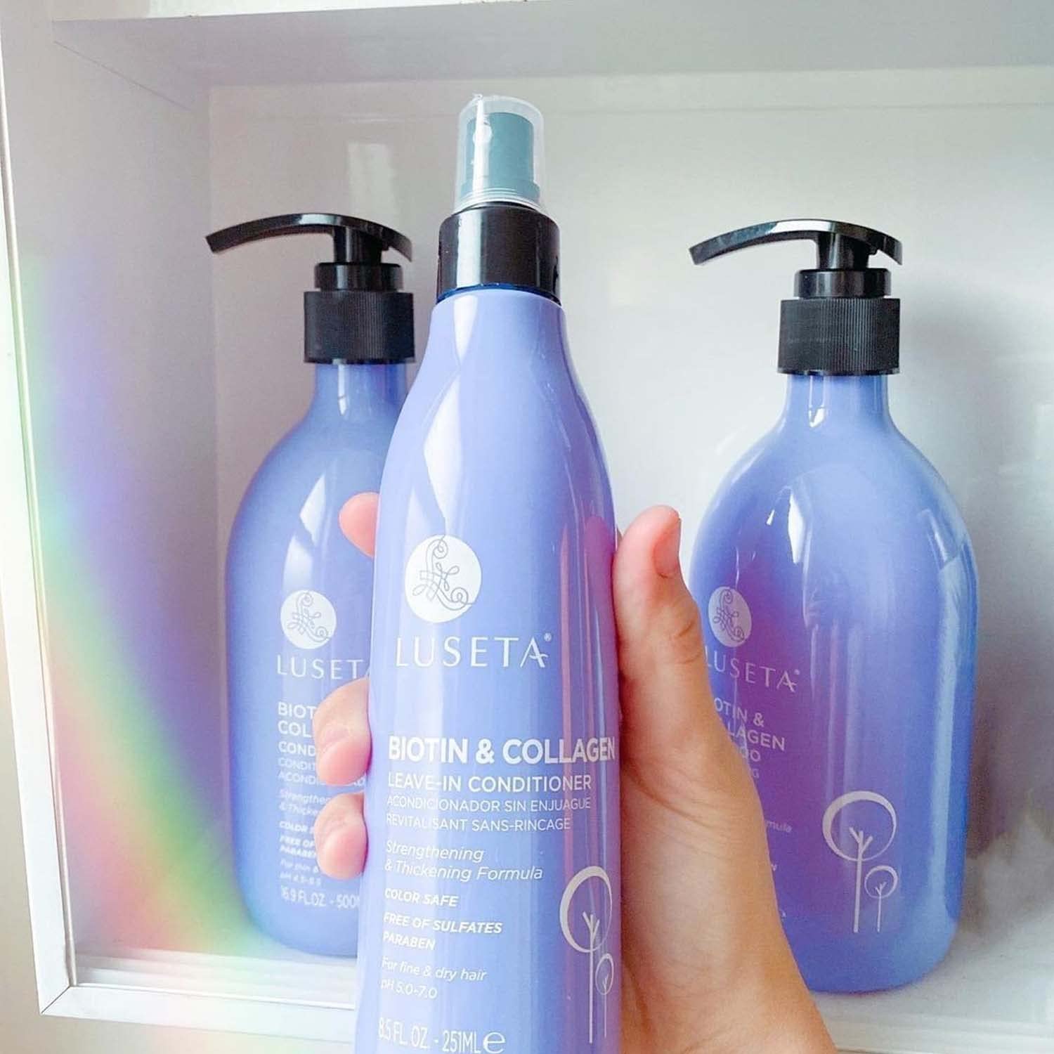 Foto 8 pulgar | Acondicionador Sin Enjuague Luseta Biotina Para Cabello Seco Y Dañado, 250 Ml - Venta Internacional.