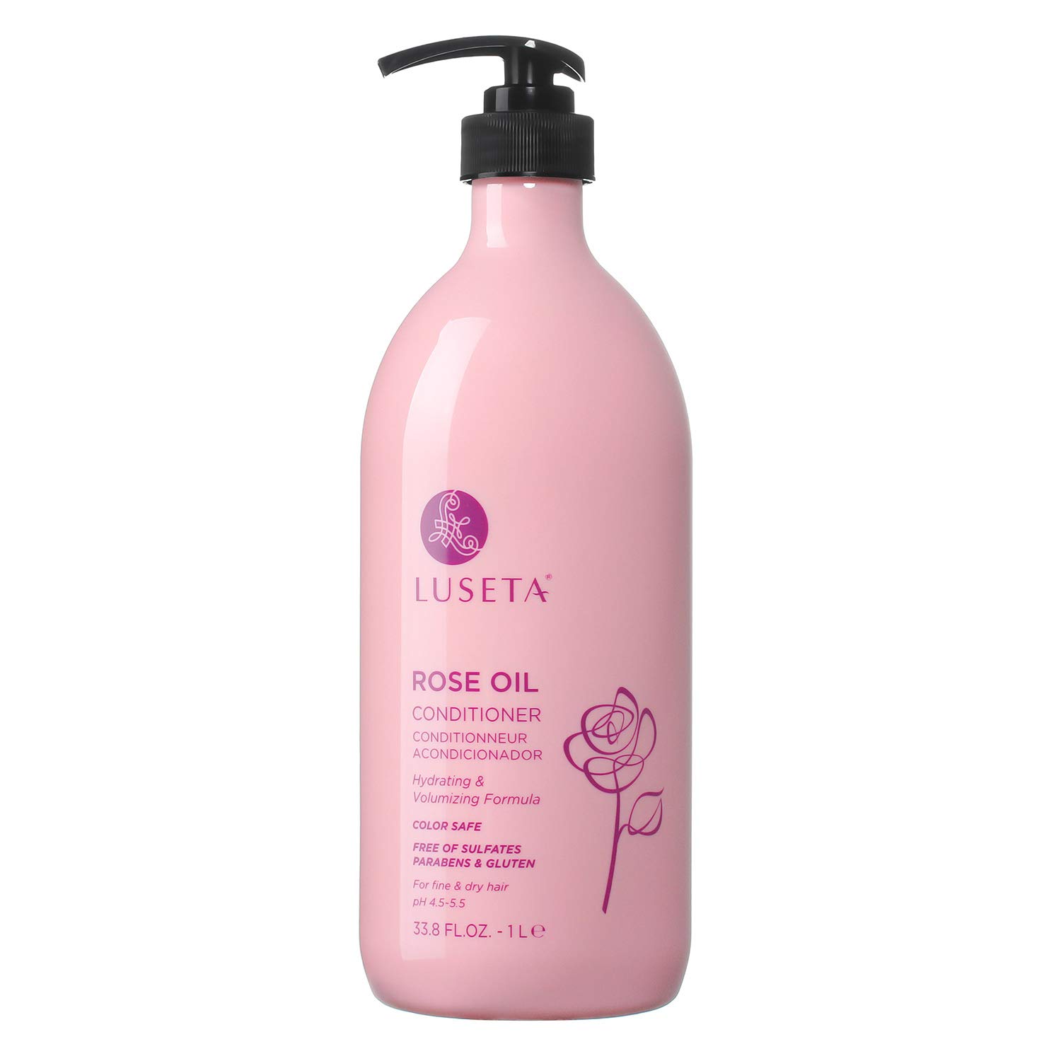 Foto 2 pulgar | Acondicionador Luseta Rose Oil Para Cabello Fino Y Seco 1l - Venta Internacional.
