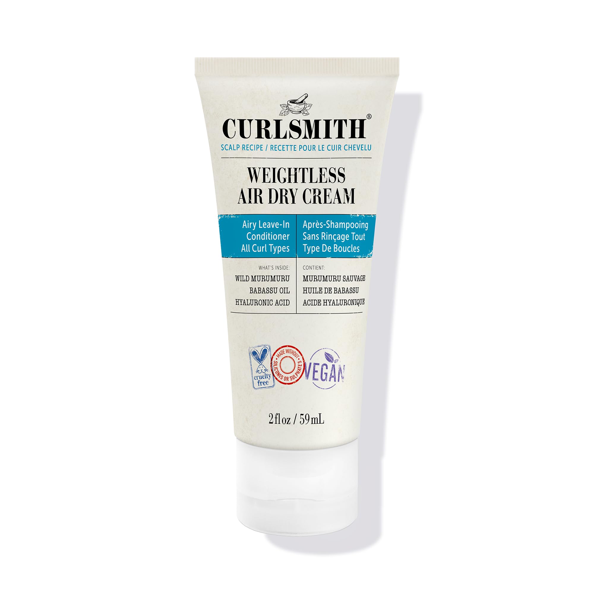 Foto 2 pulgar | Acondicionador Sin Enjuague Curlsmith Weightless Air Dry 60 Ml - Venta Internacional.