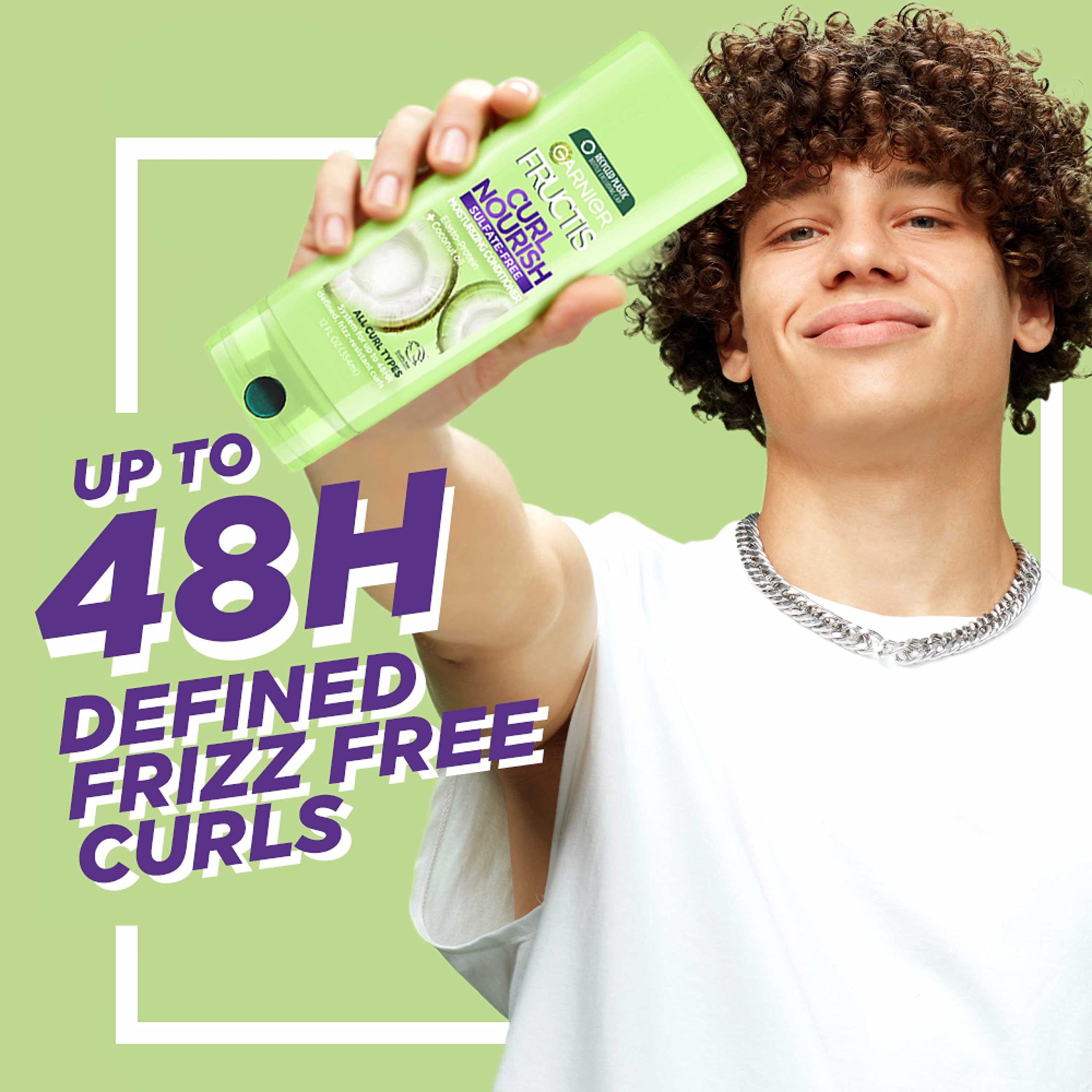 Foto 3 pulgar | Acondicionador Garnier Hair Care Fructis Triple Nutrition Curl Nourish 360 Ml (paquete De 2) - Venta Internacional.