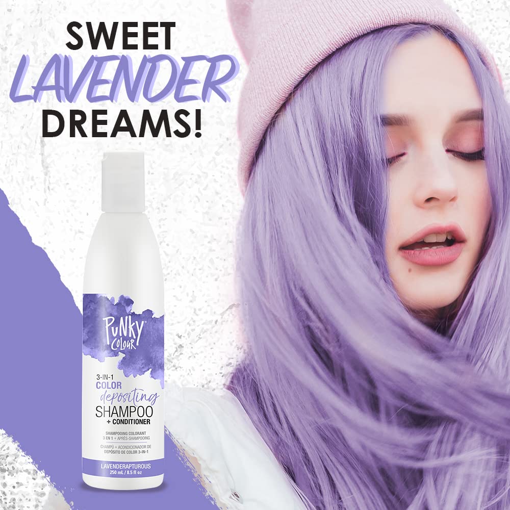 Foto 4 pulgar | Limpiador Y Acondicionador Para El Cabello Punky Colour 3 En 1 Lavenderapturous - Venta Internacional.