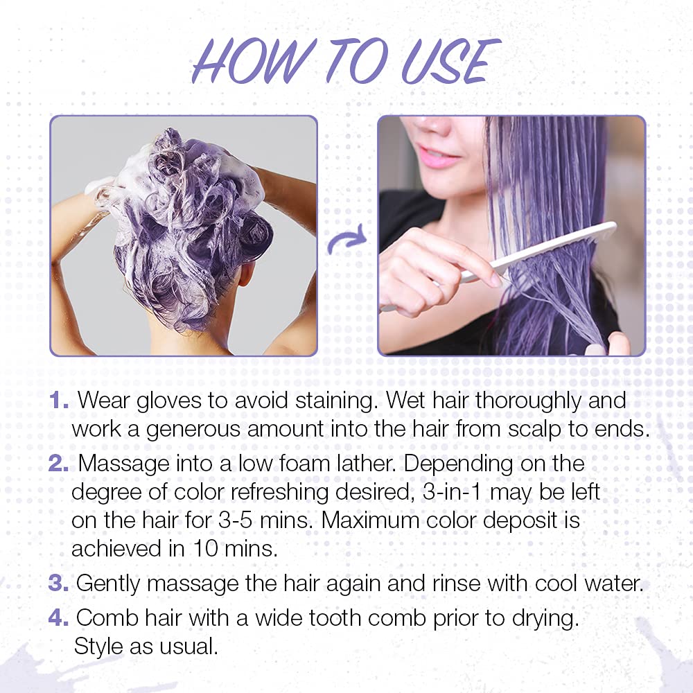 Foto 8 pulgar | Limpiador Y Acondicionador Para El Cabello Punky Colour 3 En 1 Lavenderapturous - Venta Internacional.